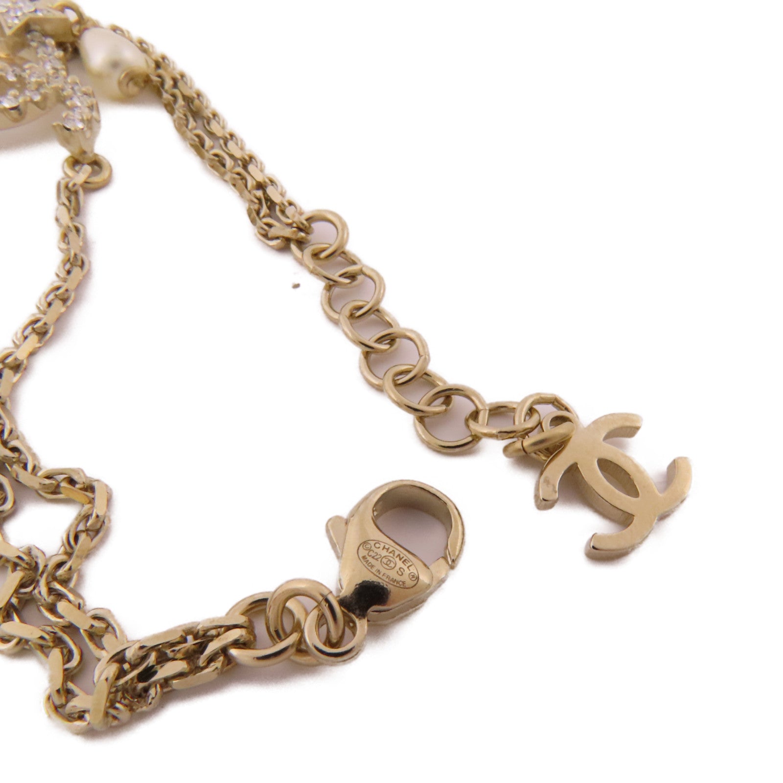 CHANEL 金屬Bracelet銀扣手鏈