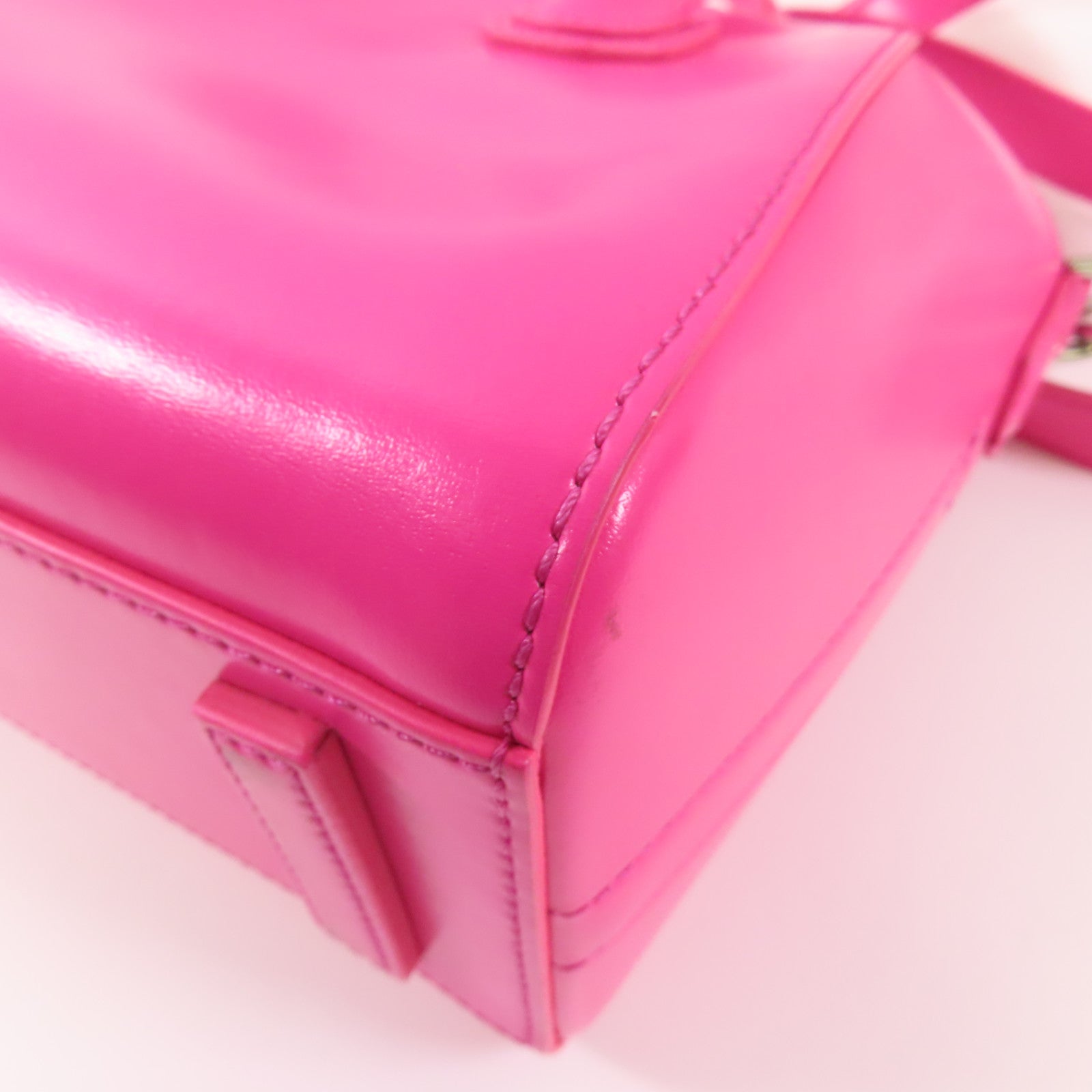 GIVENCHY 【激減優惠】牛皮皮革Mini Antigona銀扣手挽肩背兩用袋