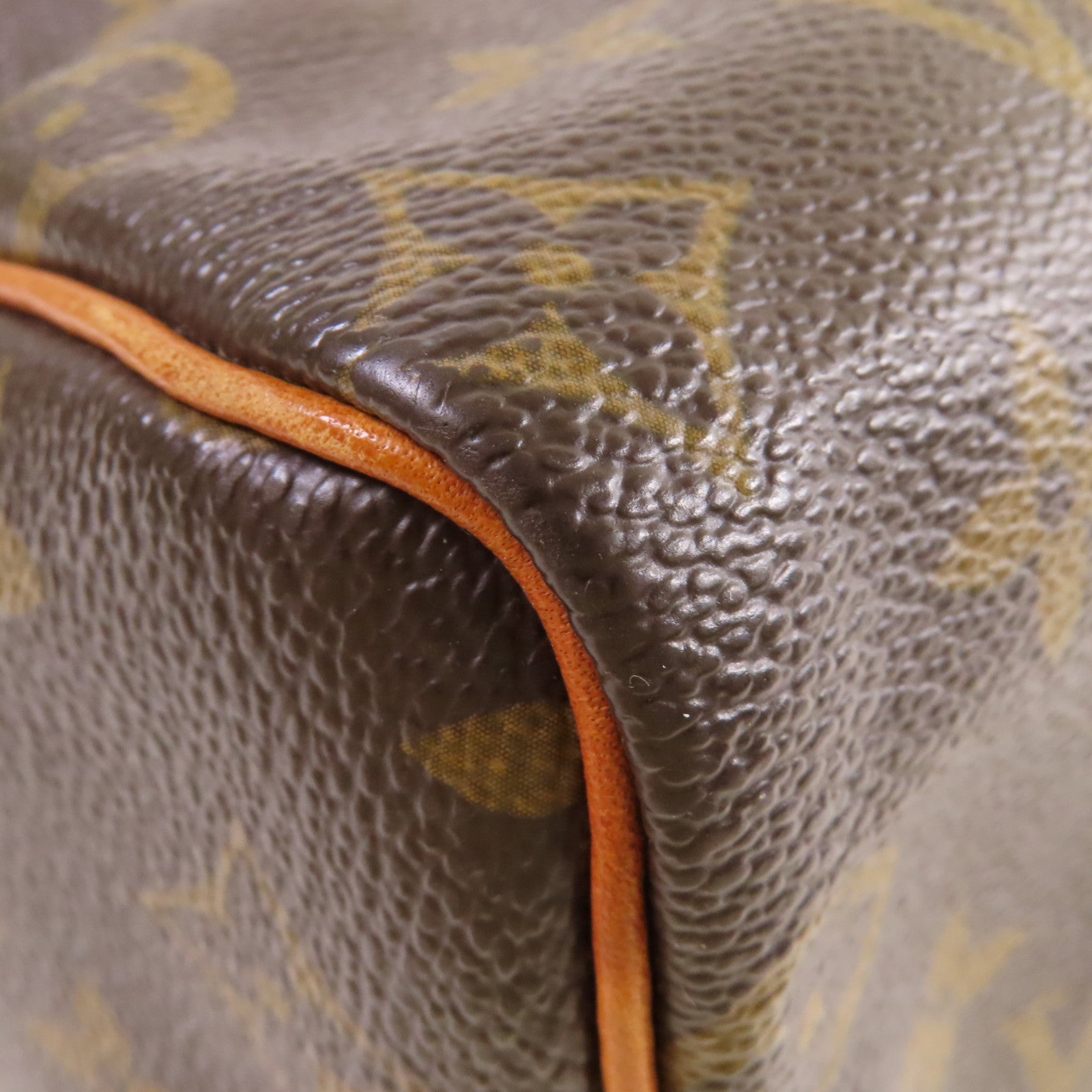 LOUIS VUITTON Monogram Speedy 25金扣手挽袋啡色