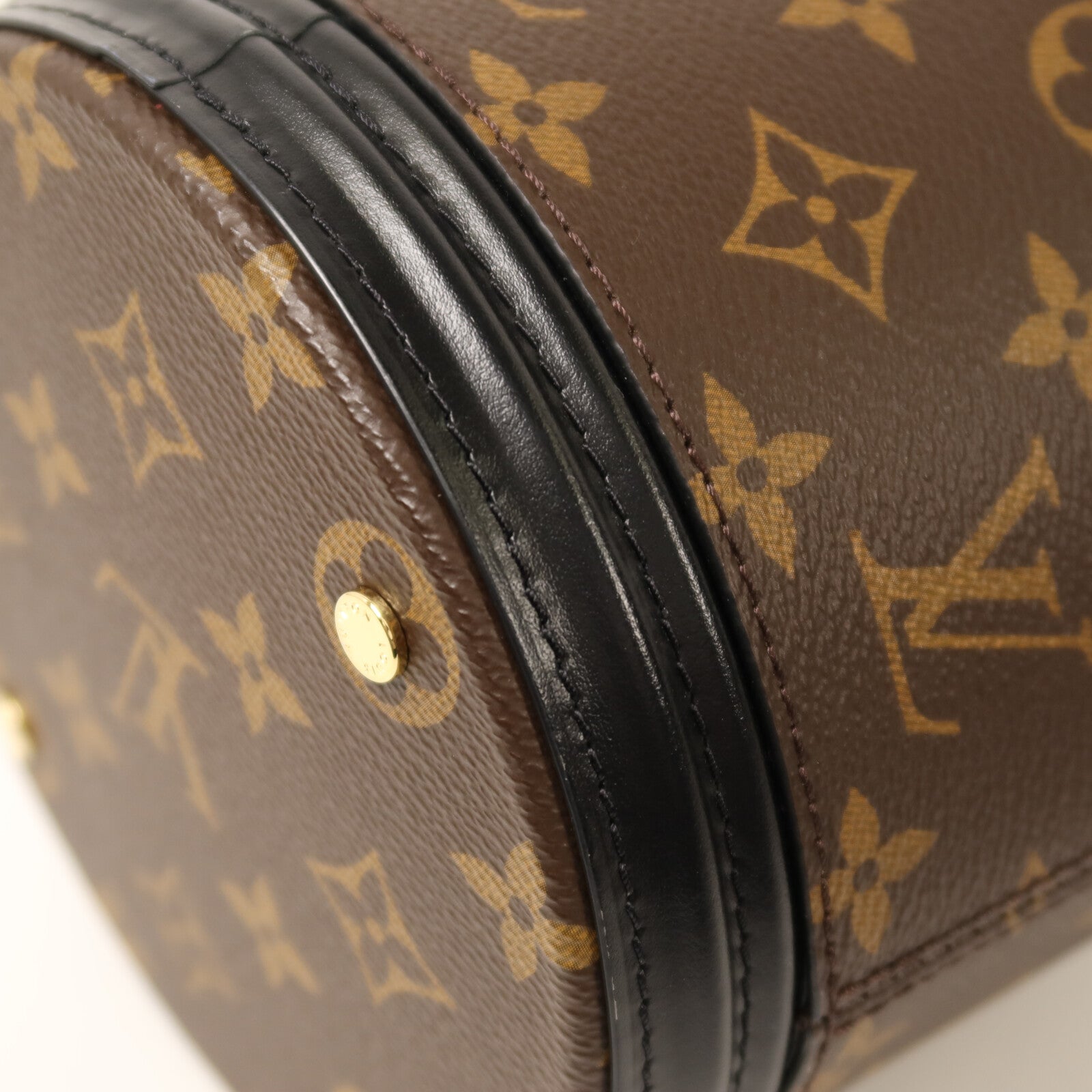 LOUIS VUITTON Monogram Canoe金扣鏈帶手挽肩背兩用袋