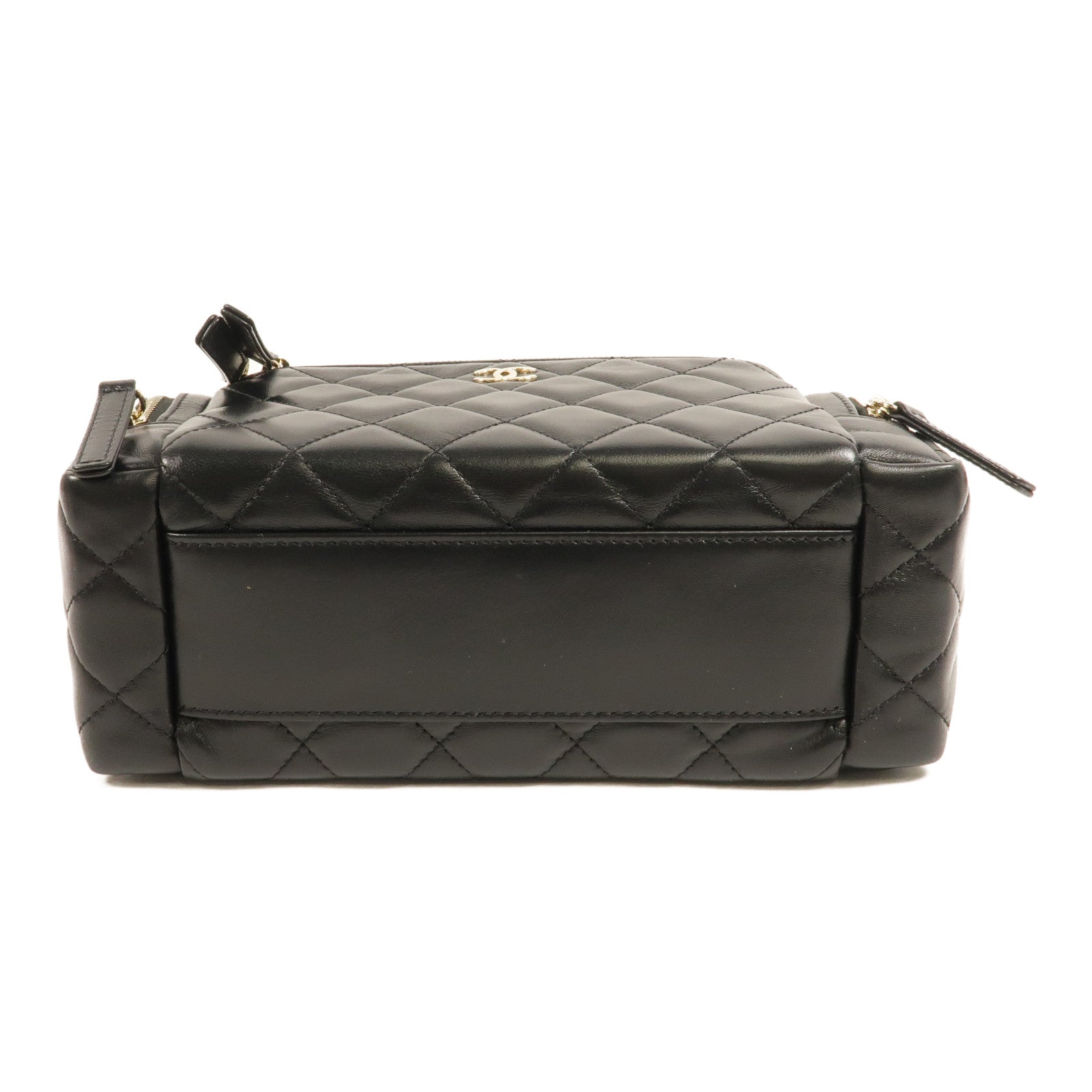 CHANEL 羊皮皮革Vanity Case手挽肩背兩用袋