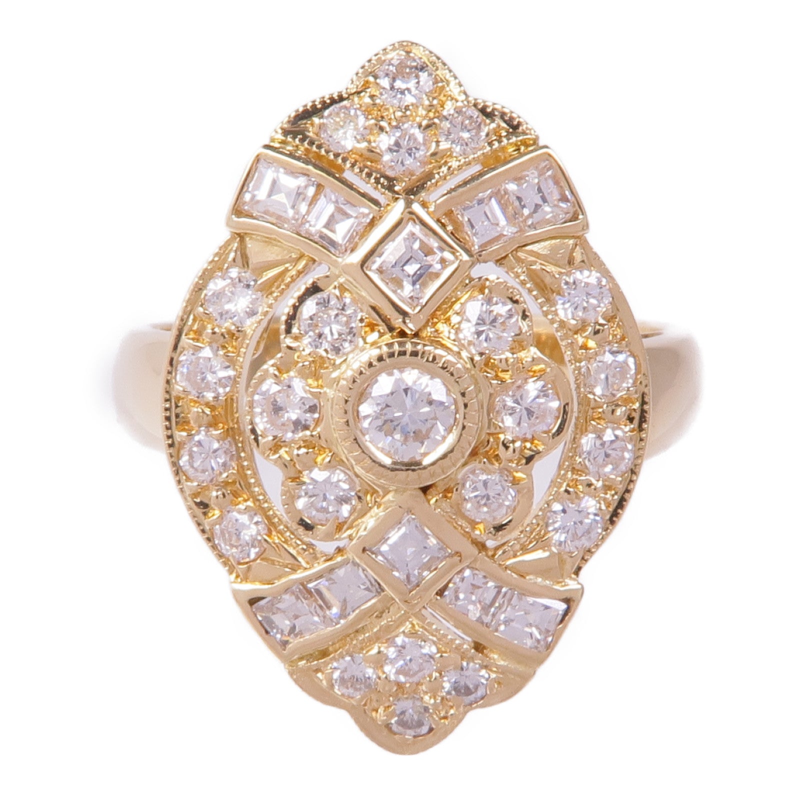 JEWELRY 【激減優惠】18K黃金Diamond Ring鑽石戒指US#6.25