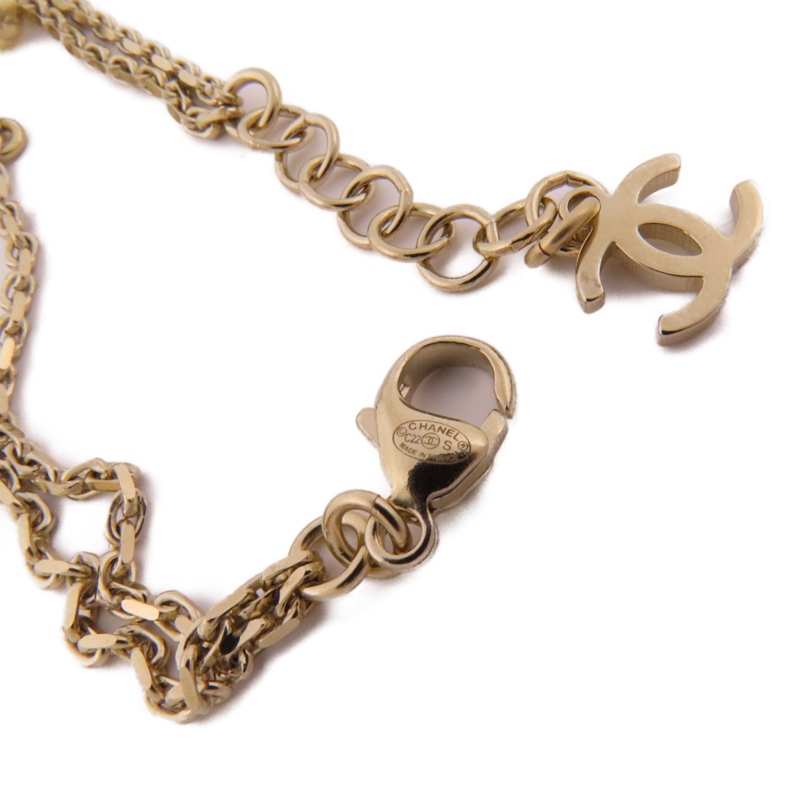 CHANEL 金屬Bracelet銀扣手鏈