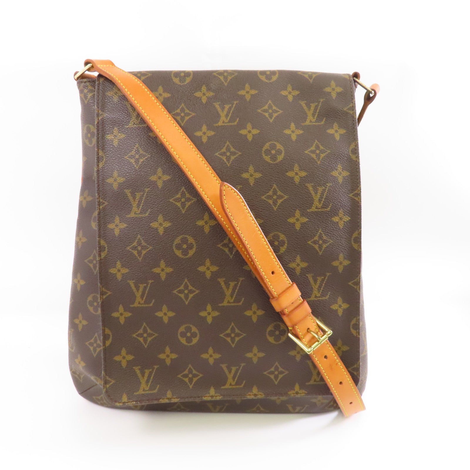 LOUIS VUITTON (PRICE DOWN) LV GHW Musette Salsa Shoulder Bag M51387 Monogram Brown