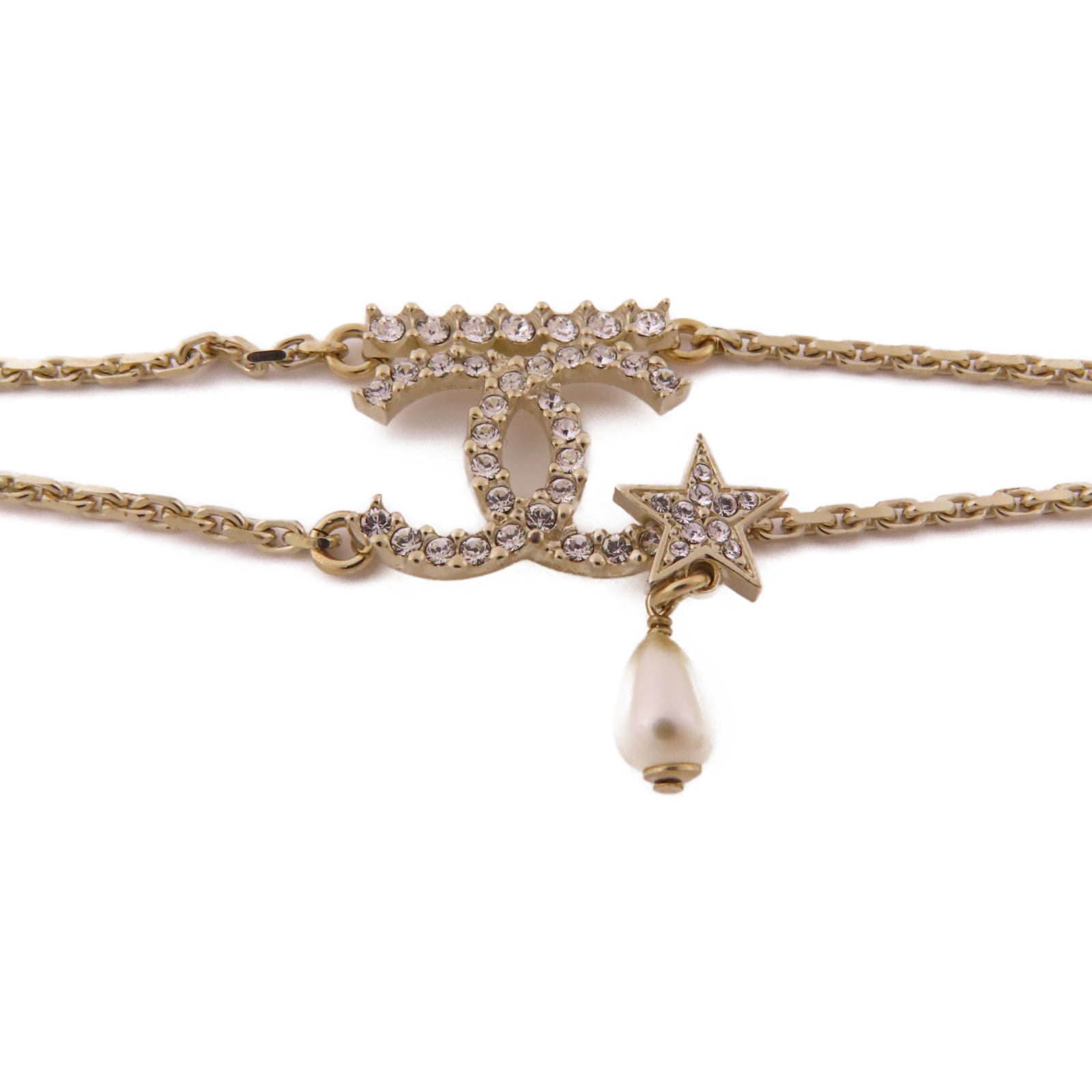 CHANEL 金屬Bracelet銀扣手鏈