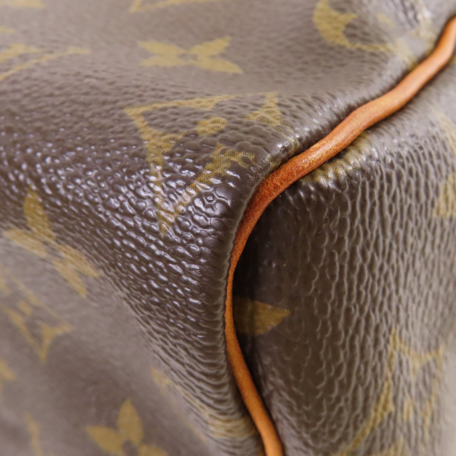 LOUIS VUITTON Monogram Speedy 25金扣手挽袋啡色