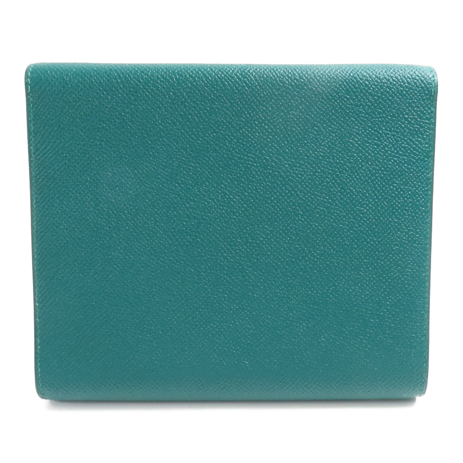 HERMES Epsom皮革Clic 16銀扣肩背袋Vert Vertigo