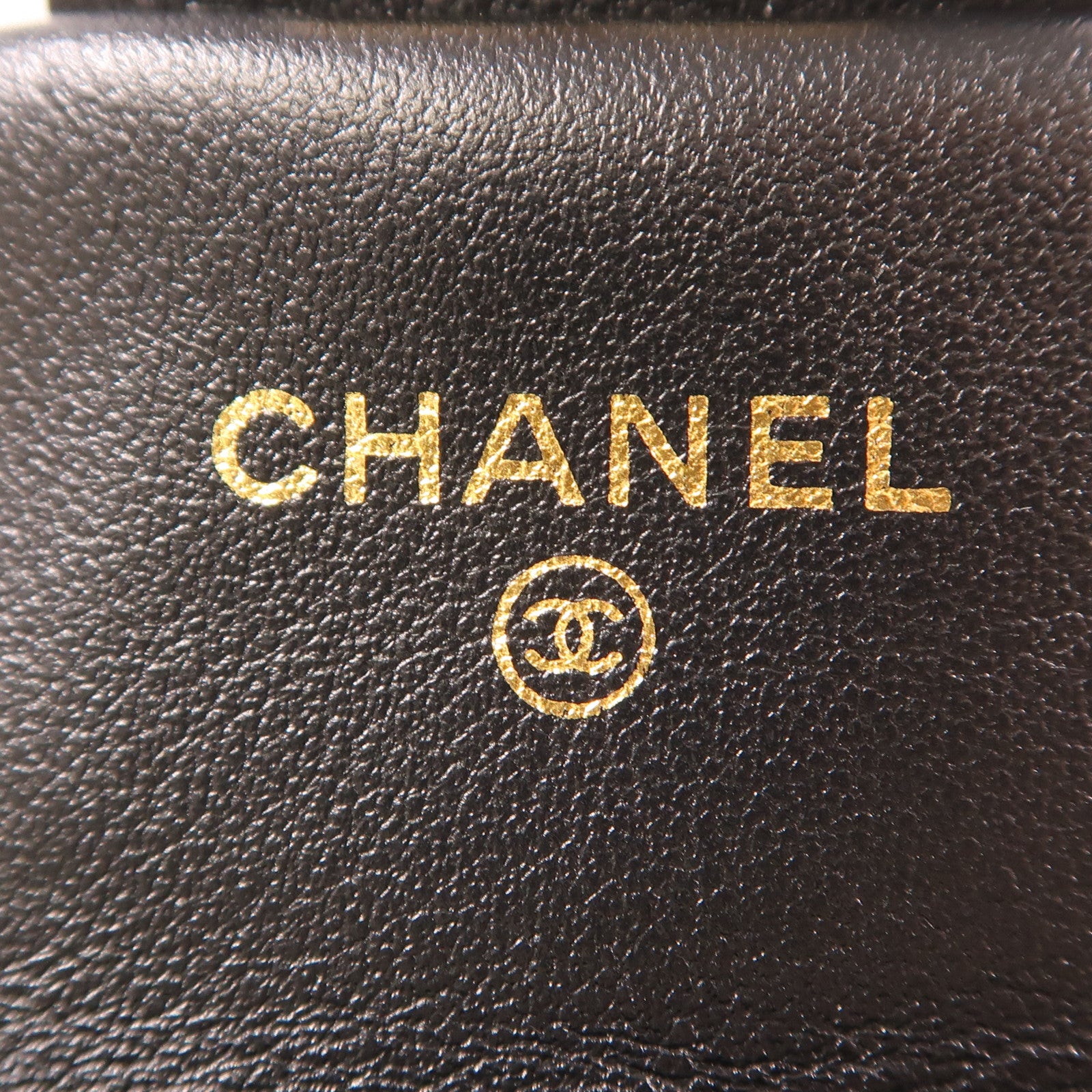 CHANEL 羊皮皮革Chain Shoulder金扣手挽肩背兩用袋