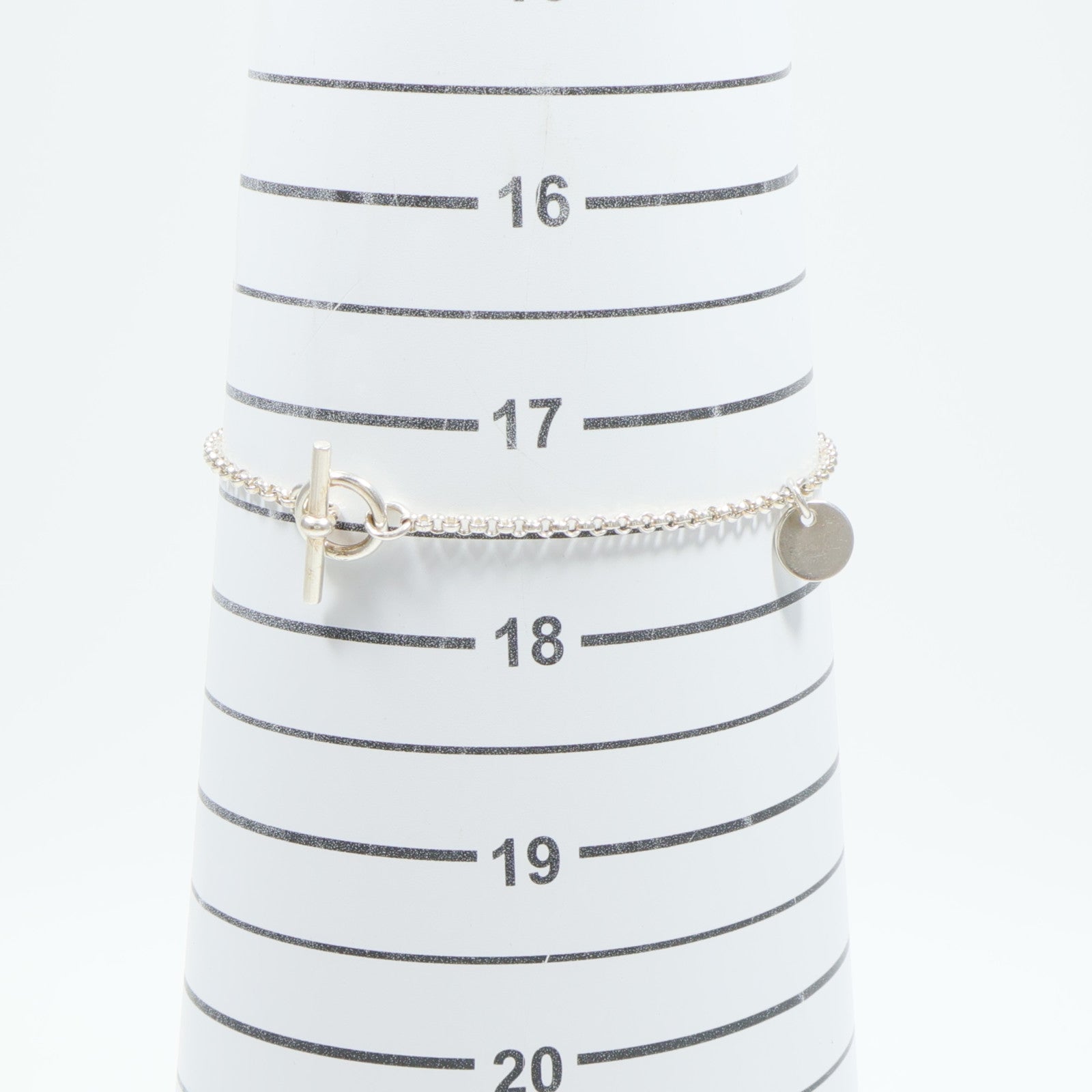 HERMES 18K玫瑰金/925純銀Ex-Libris Bracelet手鏈