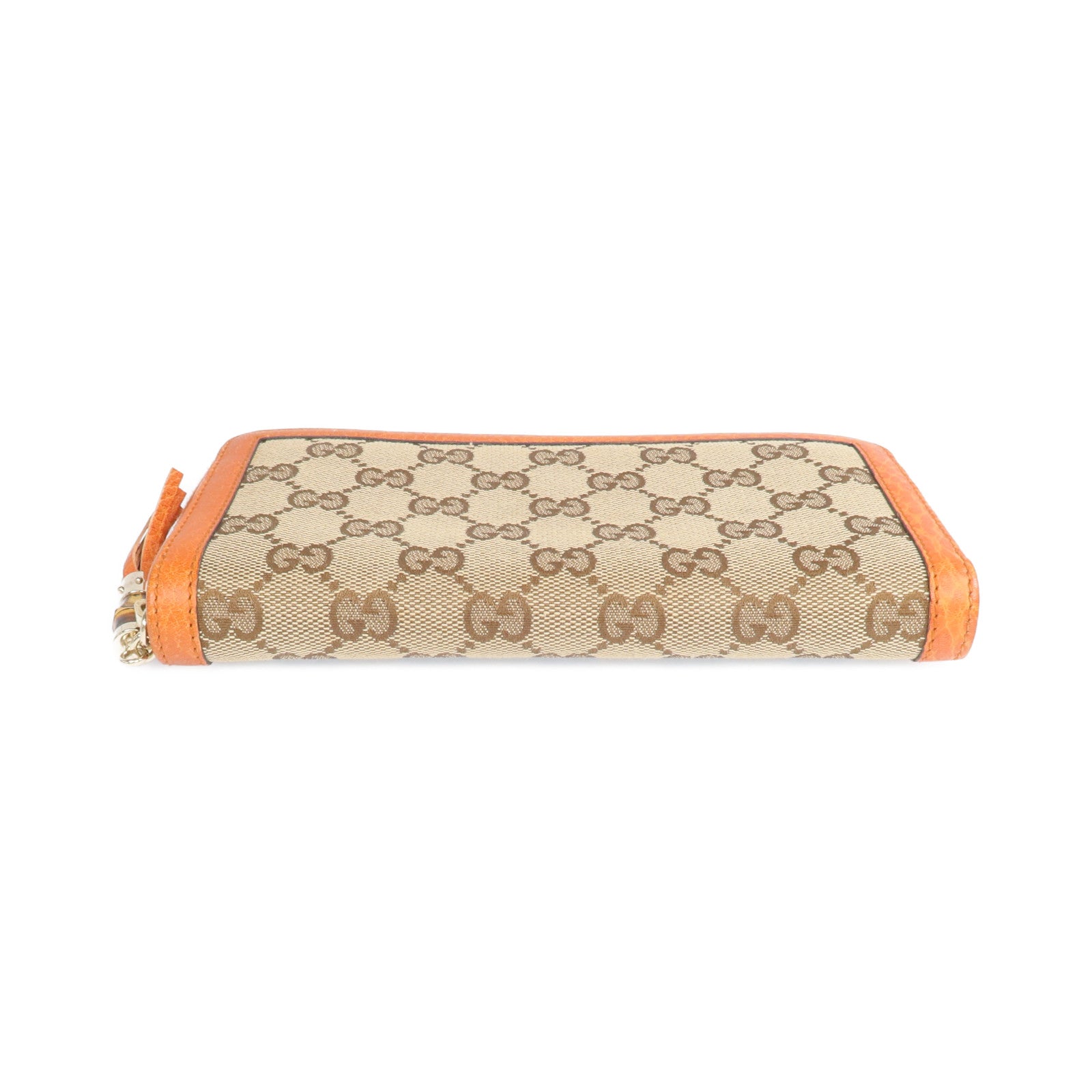 GUCCI 帆布Long Wallet金扣長錢包