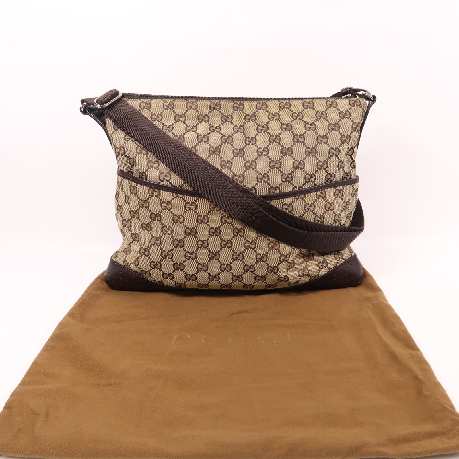 GUCCI 帆布Shoulder Bag肩背袋