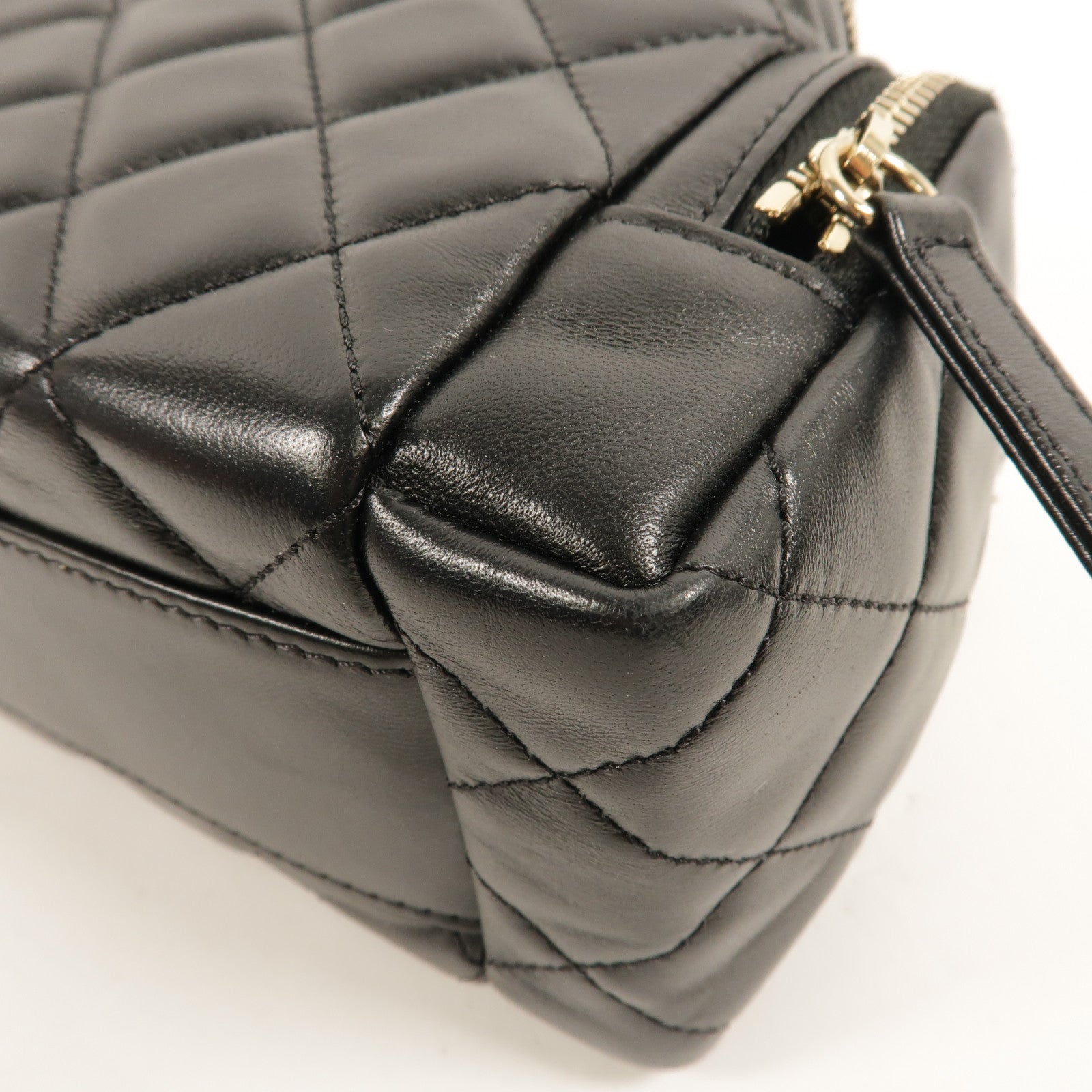 CHANEL 羊皮皮革Vanity Case手挽肩背兩用袋