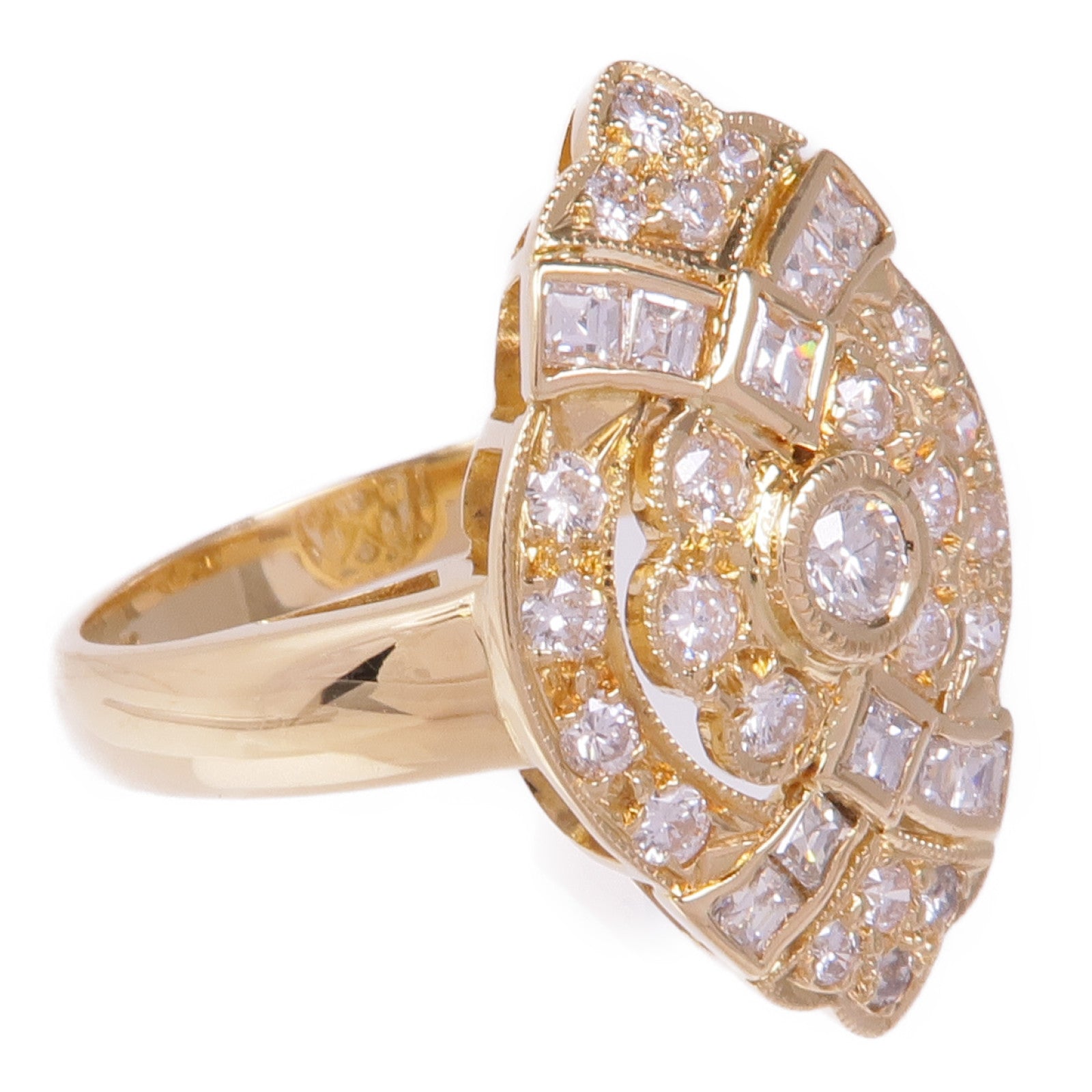 JEWELRY 【激減優惠】18K黃金Diamond Ring鑽石戒指US#6.25