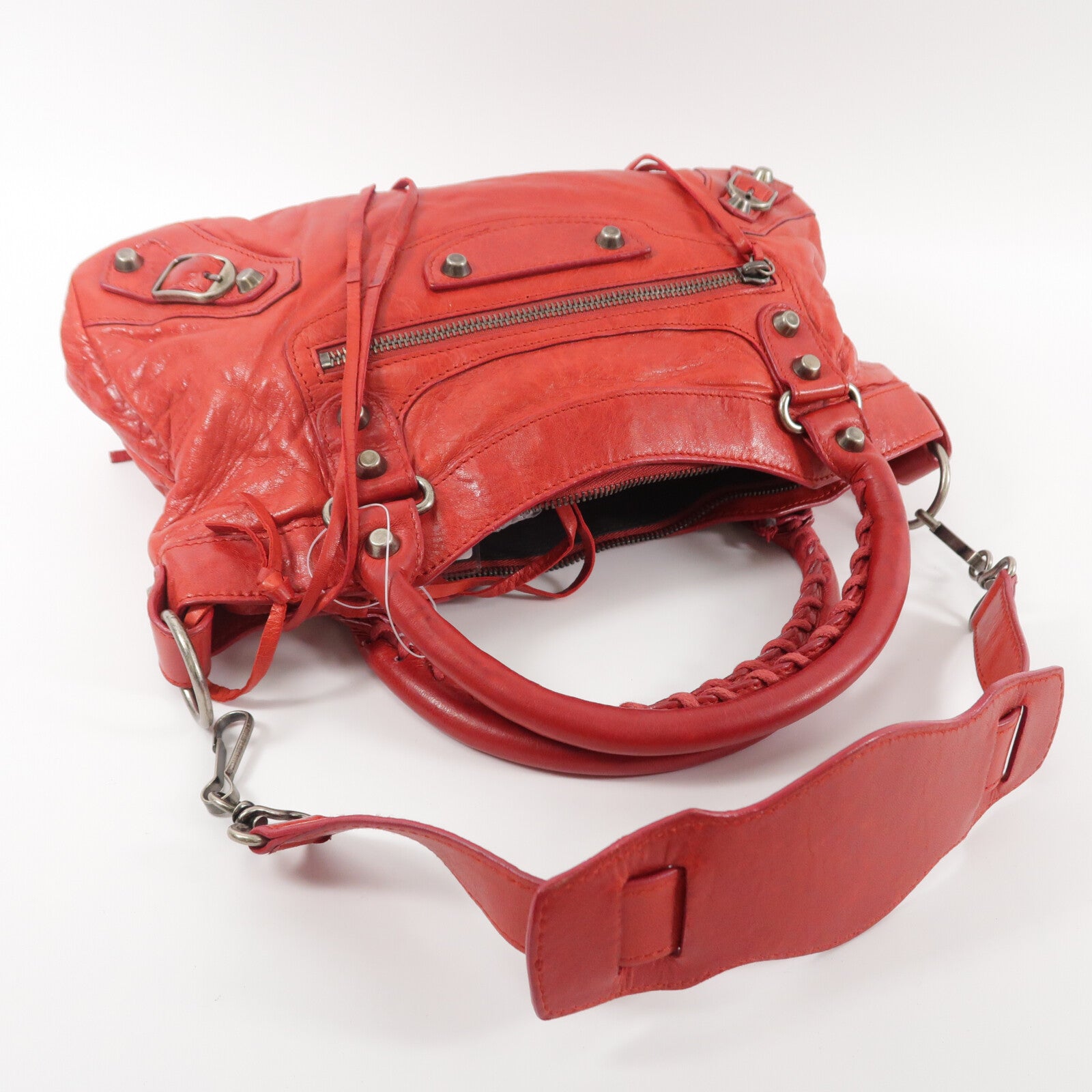 BALENCIAGA 羊皮皮革The First Bag手挽肩背兩用袋