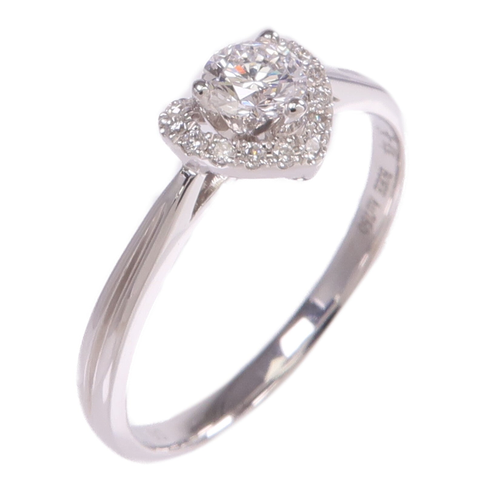 JEWELRY 【激減優惠】18K白金Diamond Ring鑽石戒指US#6