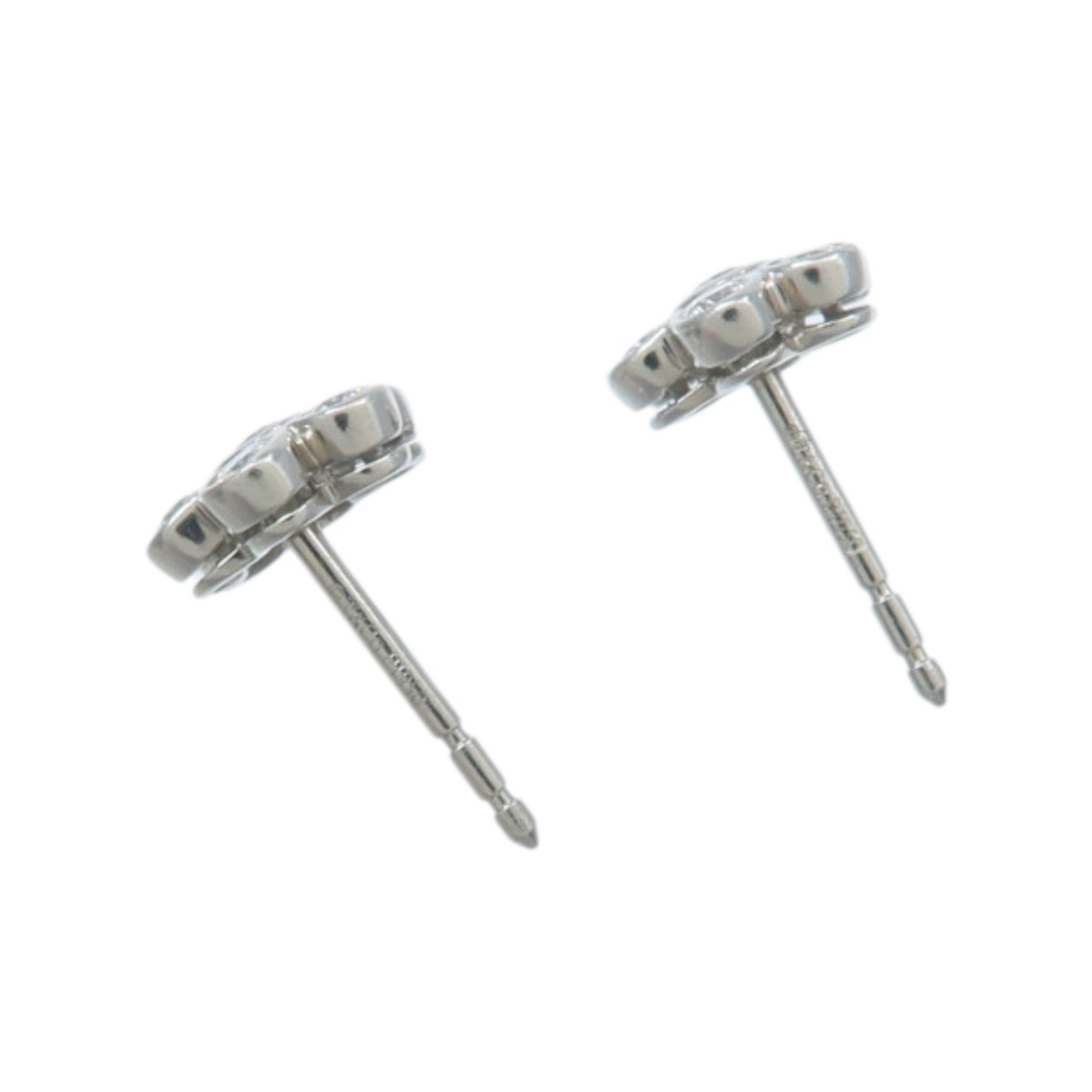 TIFFANY＆CO PT950鉑金Diamond Flower Earrings鑽石耳環