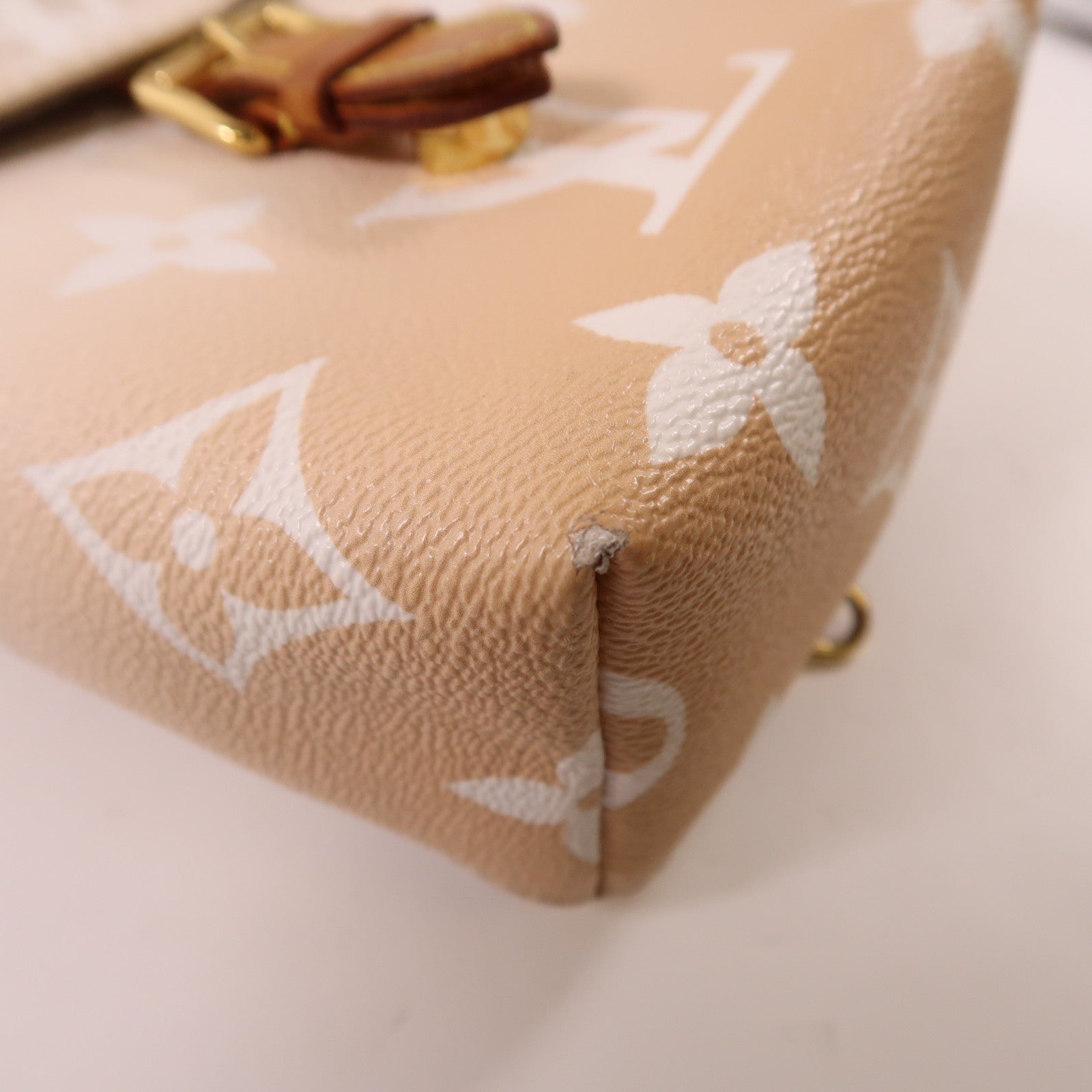 LOUIS VUITTON Monogram Giant Tiny Backpack金扣背包
