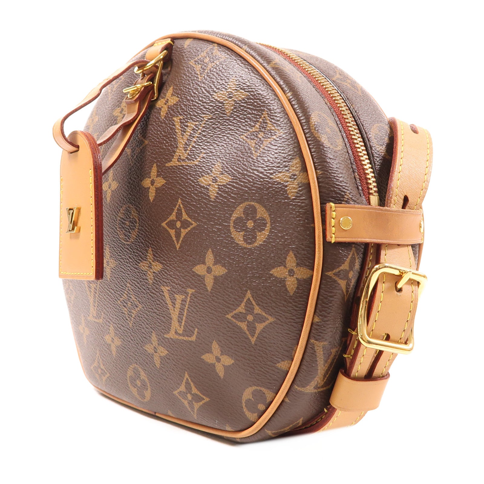 LOUIS VUITTON LV GHW Boite Chapeau Souple Shoulder Bag M52294 Monogram Brown