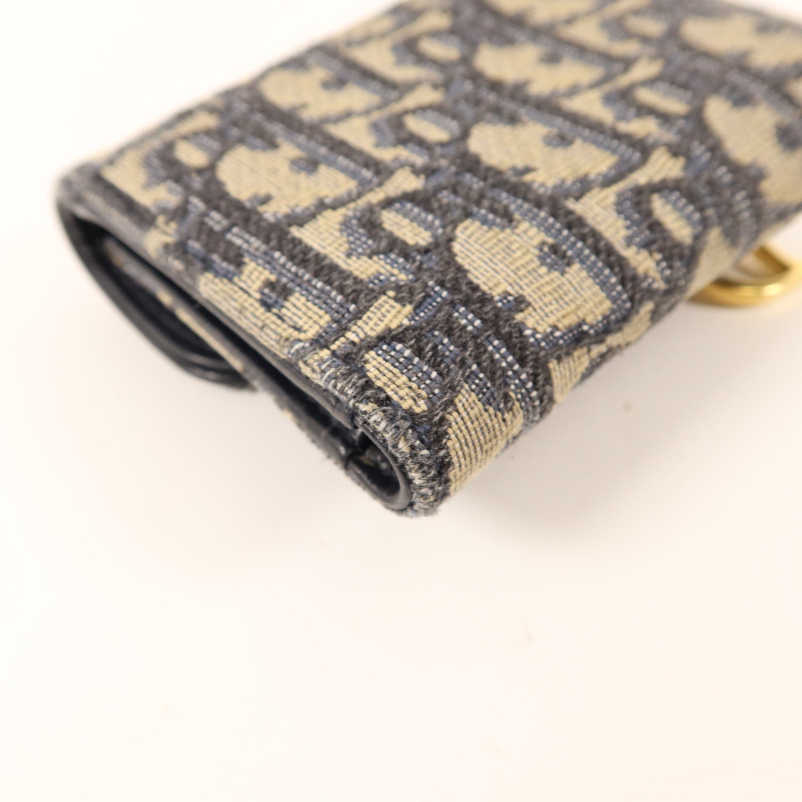 Dior 帆布Saddle Wallet金扣錢包