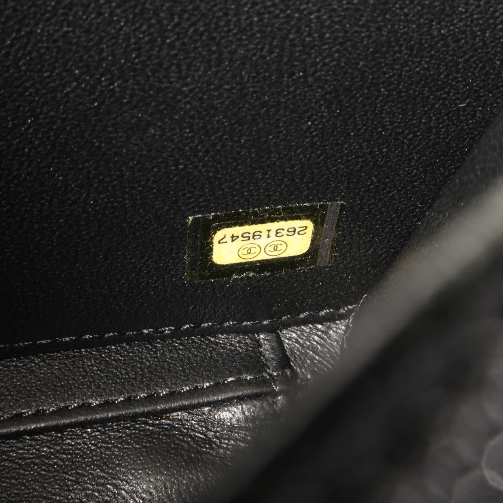 CHANEL 牛皮皮革CC Filigree Vanity Case Medium手挽肩背兩用袋