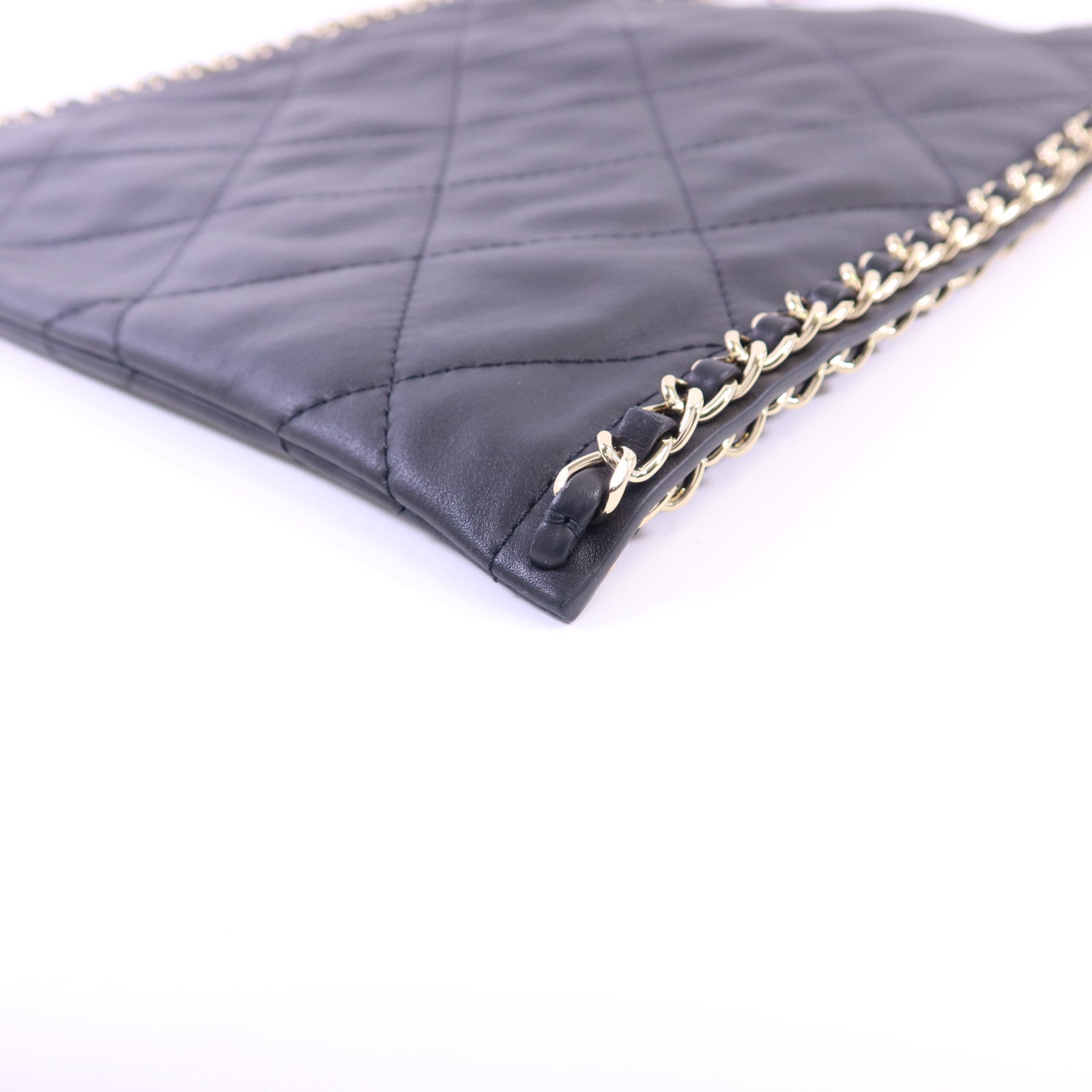 CHANEL 【激減優惠】牛皮皮革Matelasse Chain Shoulder金扣肩背袋