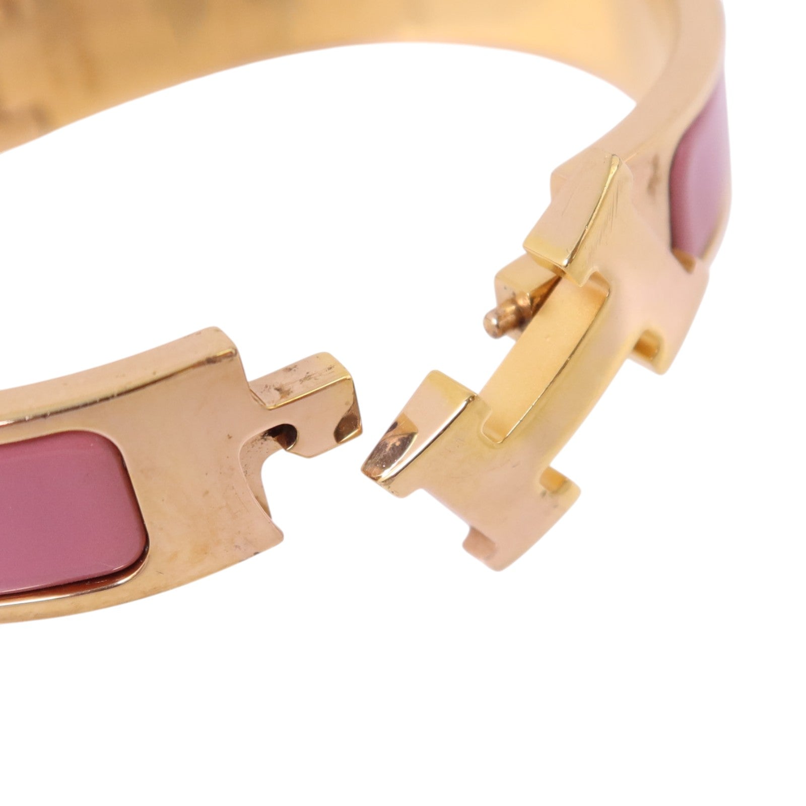 HERMES 金屬/琺瑯Clic H Bracelet金扣手鏈