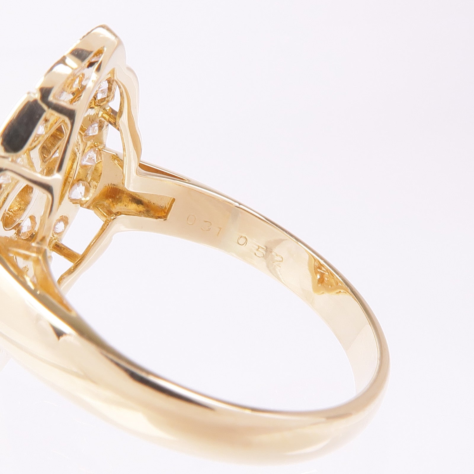 JEWELRY 【激減優惠】18K黃金Diamond Ring鑽石戒指US#6.25