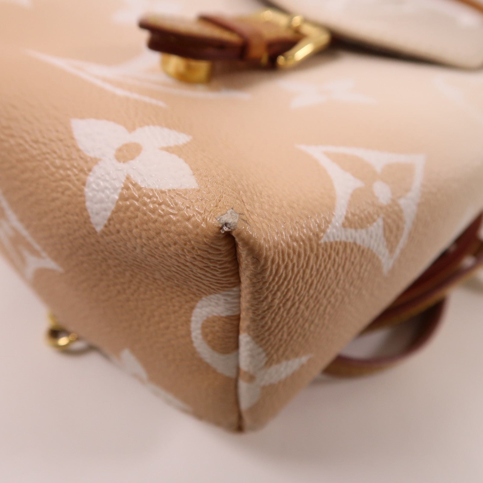 LOUIS VUITTON Monogram Giant Tiny Backpack金扣背包