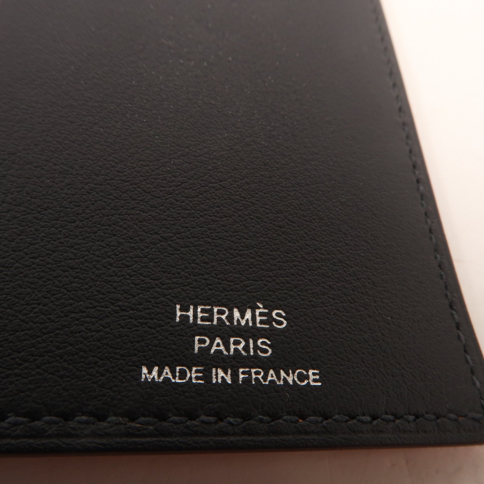 HERMES Swift皮革Passport Case護照套Orange 9J