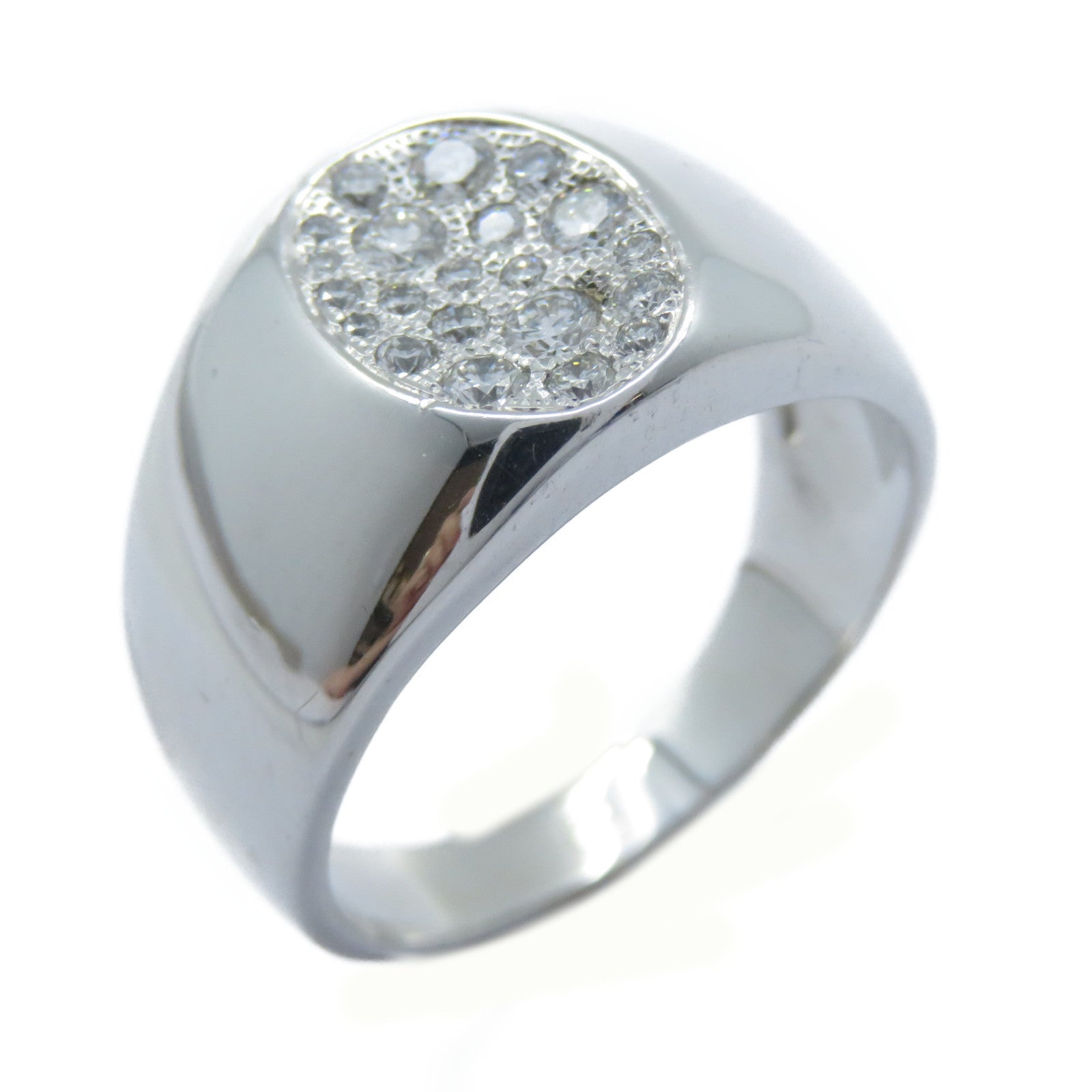 Dior 18K白金Homme Men Ring鑽石戒指Dior#61/US#9.25