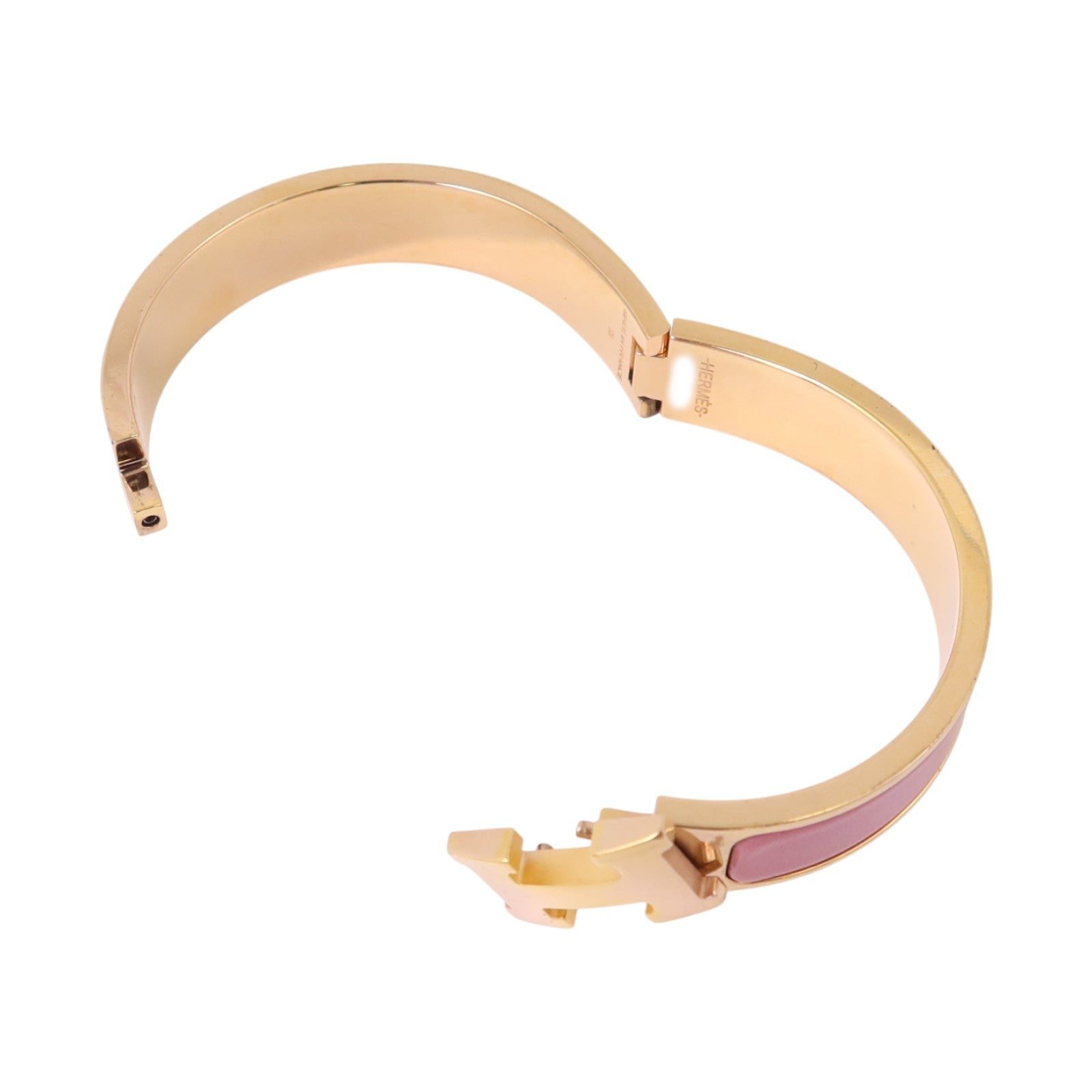 HERMES 金屬/琺瑯Clic H Bracelet金扣手鏈