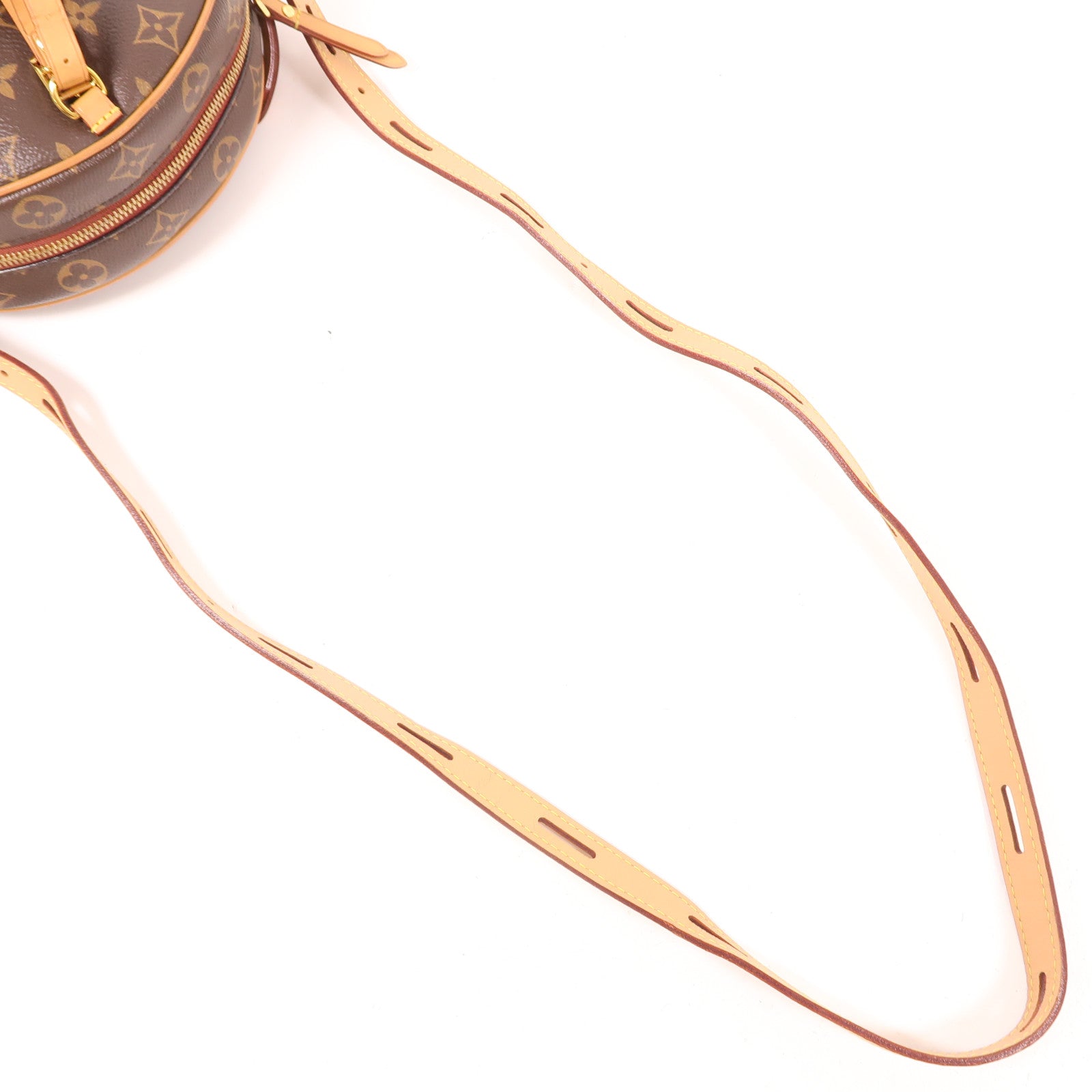 LOUIS VUITTON LV GHW Boite Chapeau Souple Shoulder Bag M52294 Monogram Brown