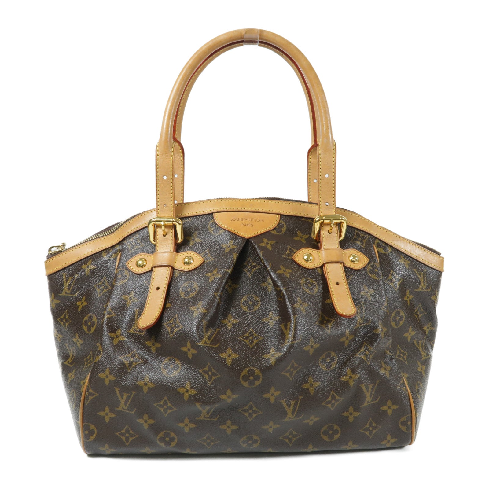 LOUIS VUITTON LV GHW Tivoli GM Shoulder Bag M40144 Monogram Brown
