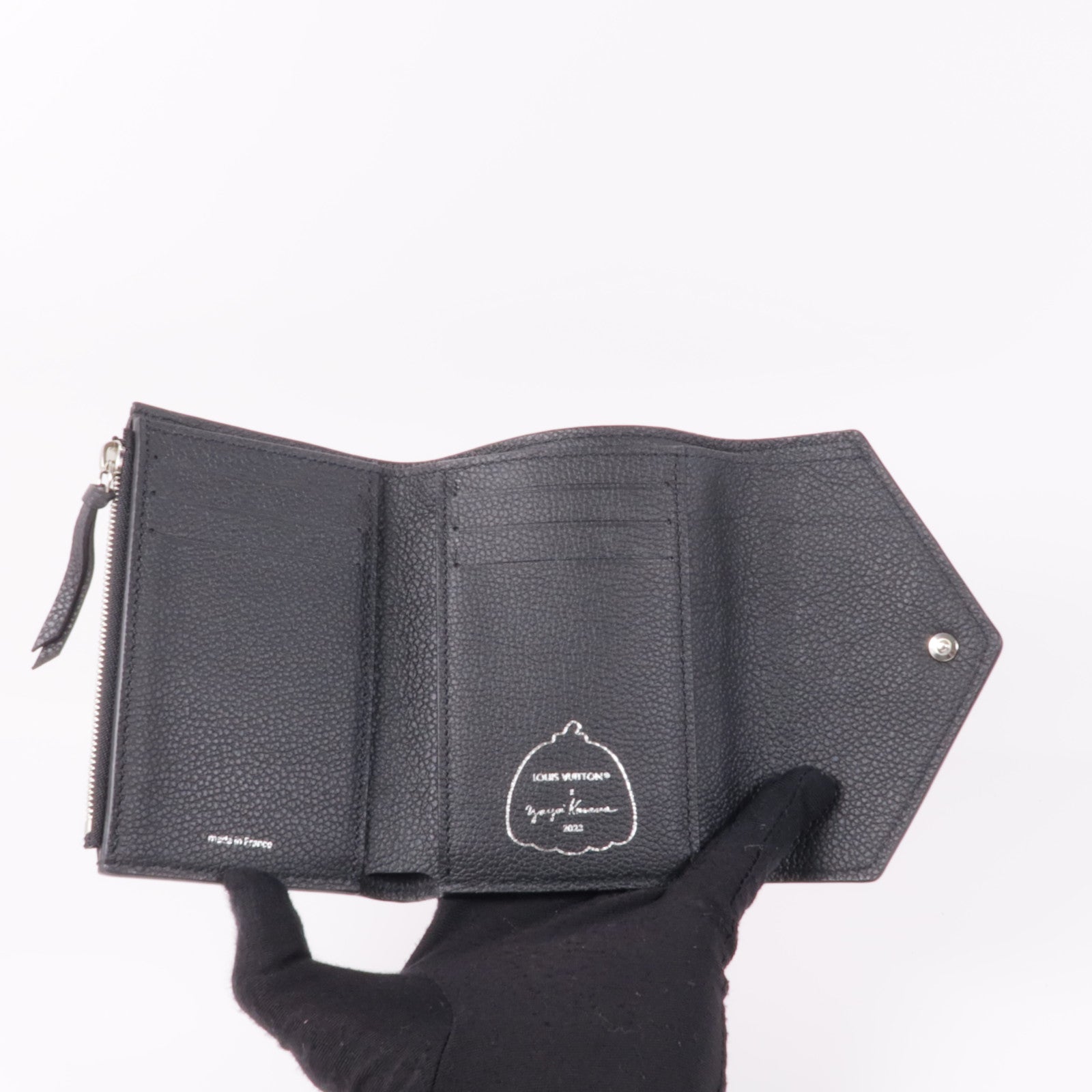 LOUIS VUITTON Monogram Empreinte Victorine x YK銀扣錢包