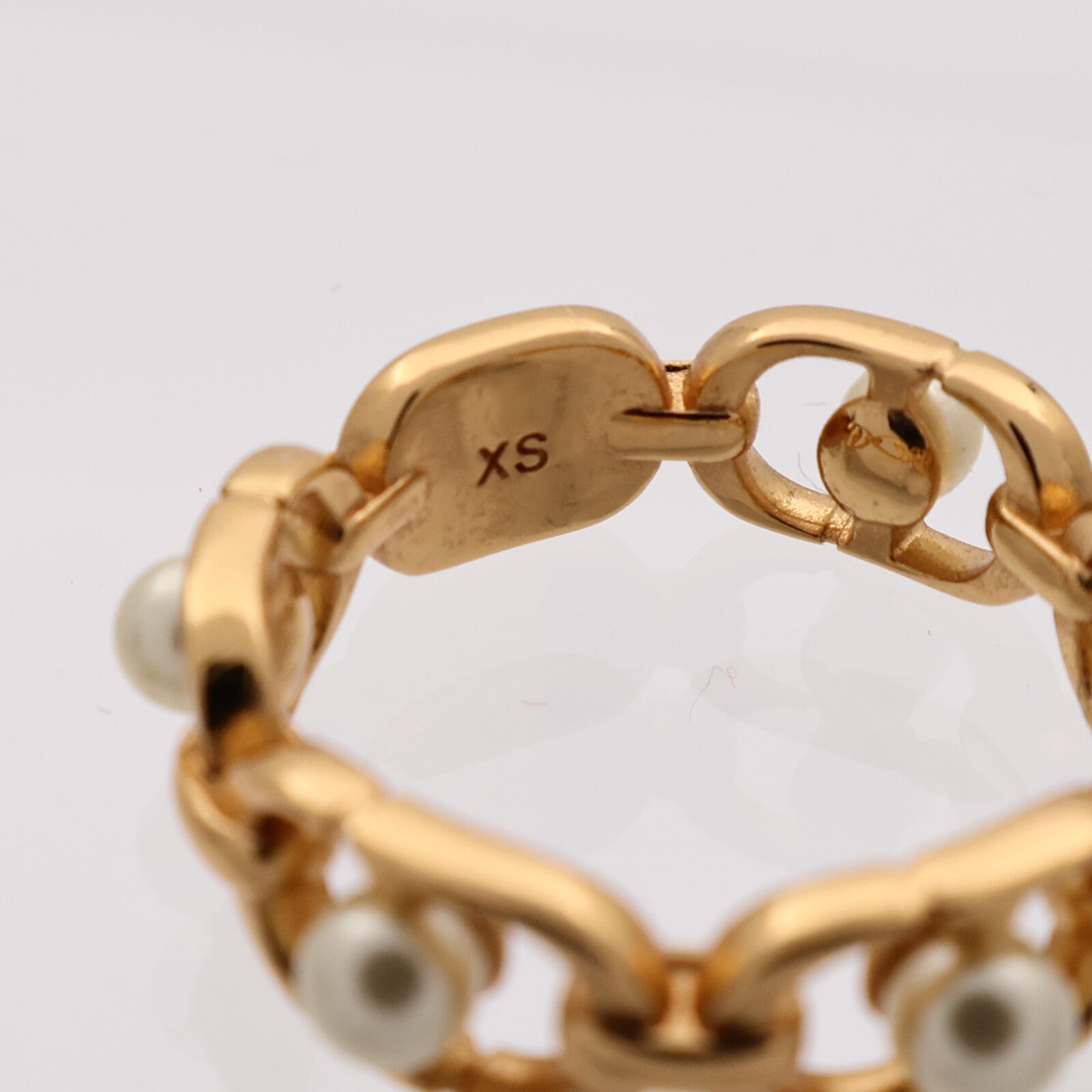 Dior 金屬30 Montaigne Jolie戒指US#4