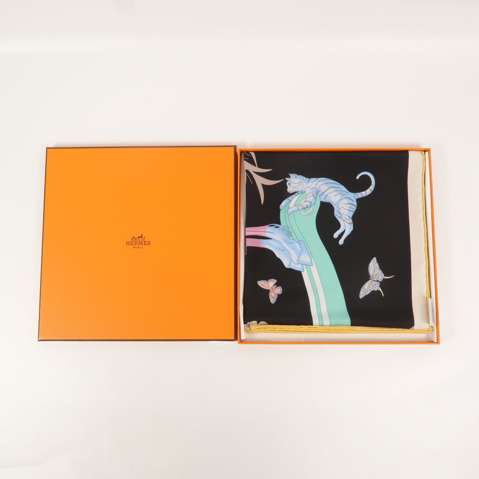 HERMES 絲質Scarf 90X90cm絲巾