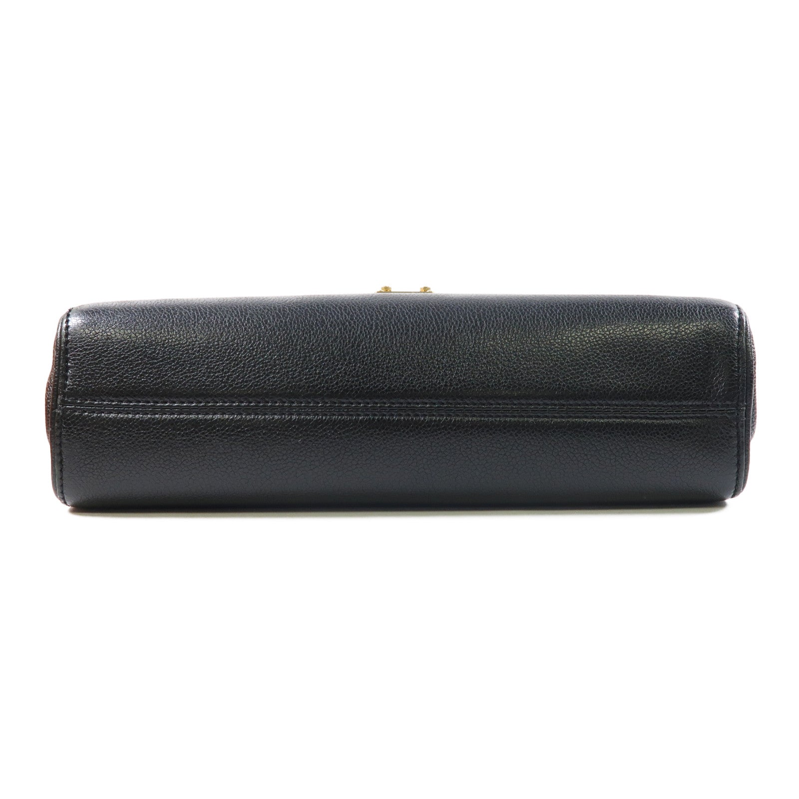 LOUIS VUITTON Monogram Empreinte Saint Germain MM金扣肩背袋黑色