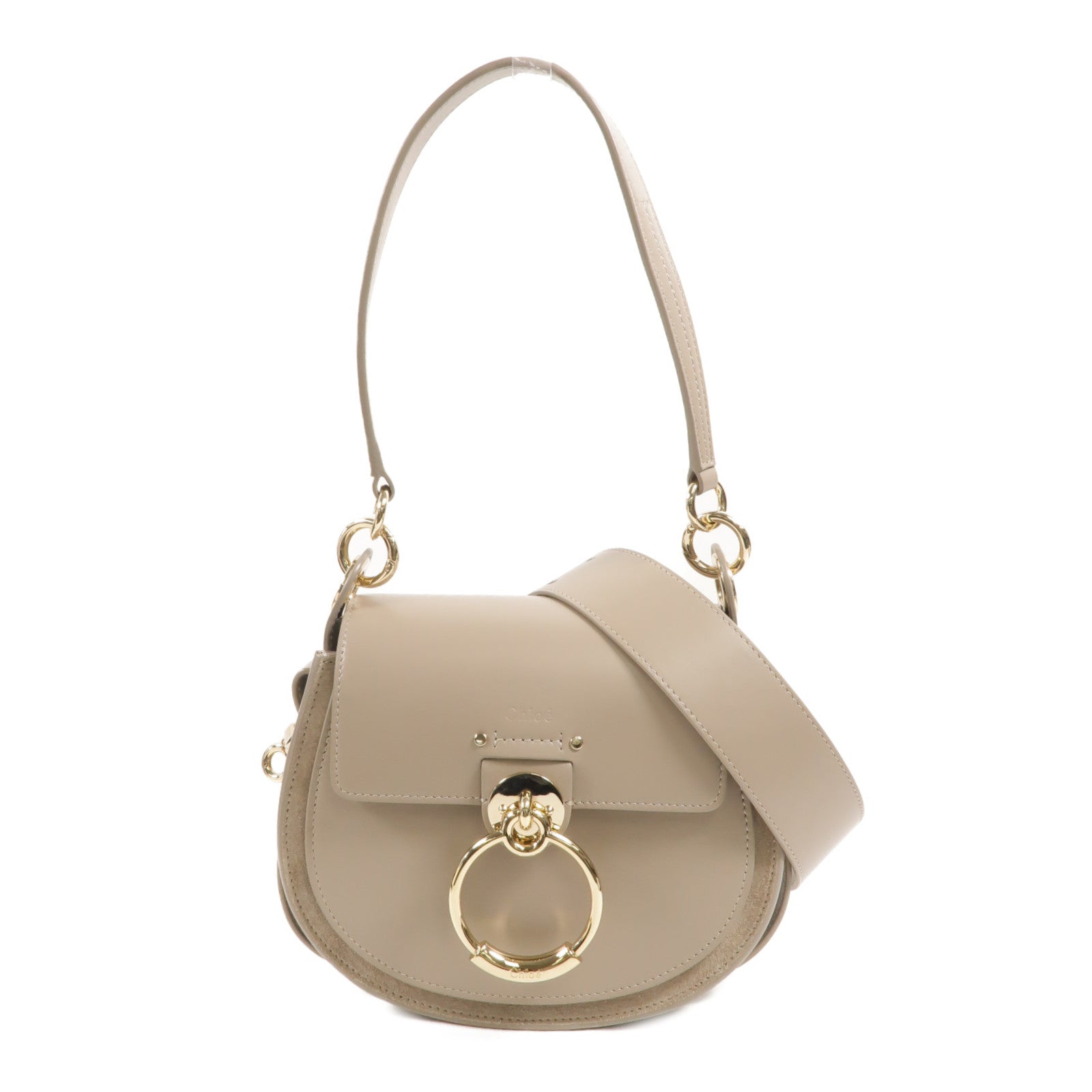 Chloe 牛皮皮革Small Tess手挽肩背兩用袋
