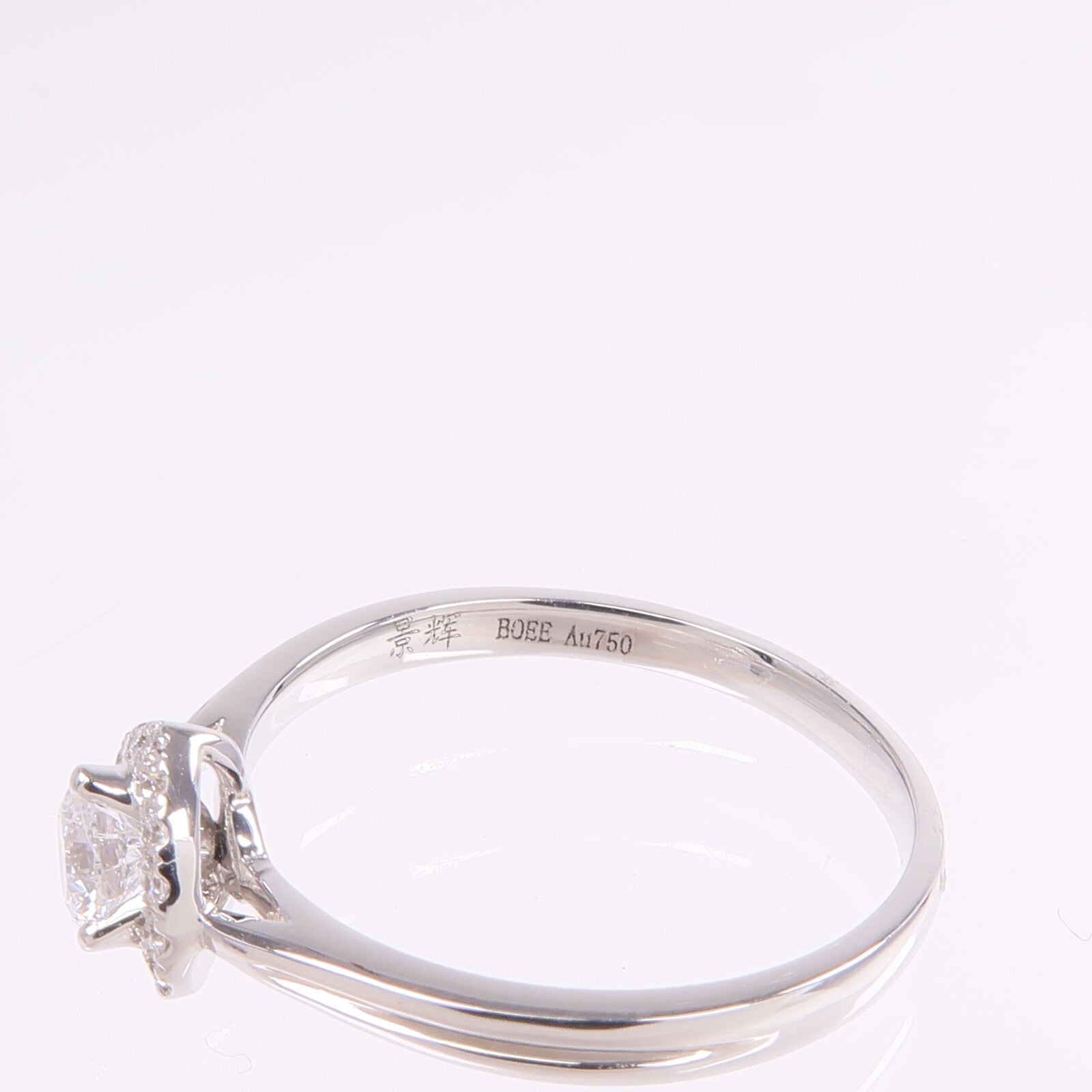 JEWELRY 【激減優惠】18K白金Diamond Ring鑽石戒指US#6