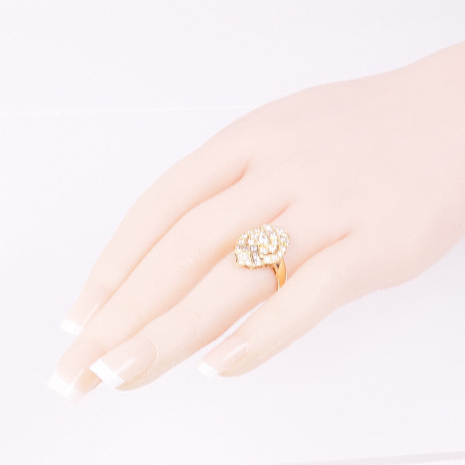 JEWELRY 【激減優惠】18K黃金Diamond Ring鑽石戒指US#6.25