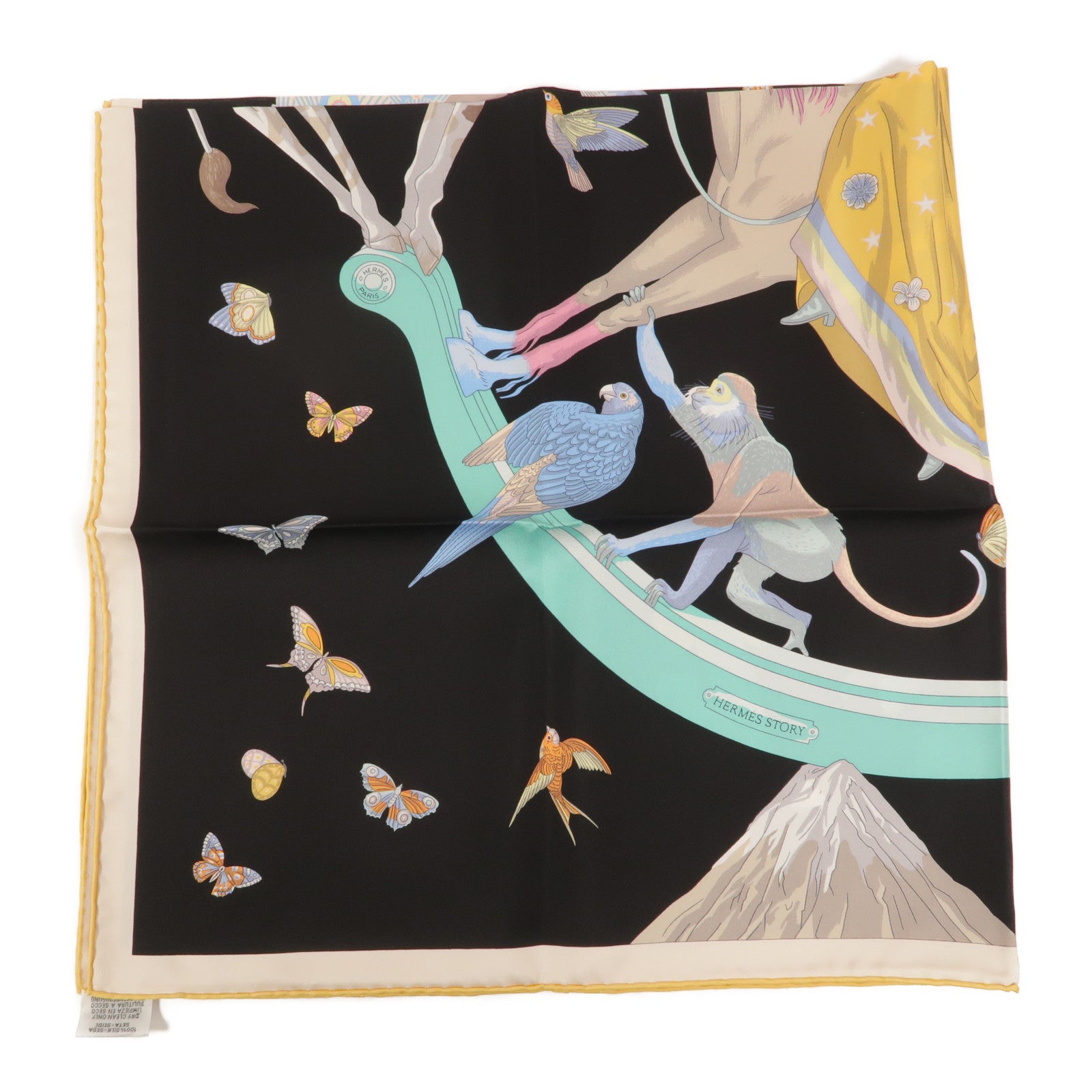 HERMES 絲質Scarf 90X90cm絲巾