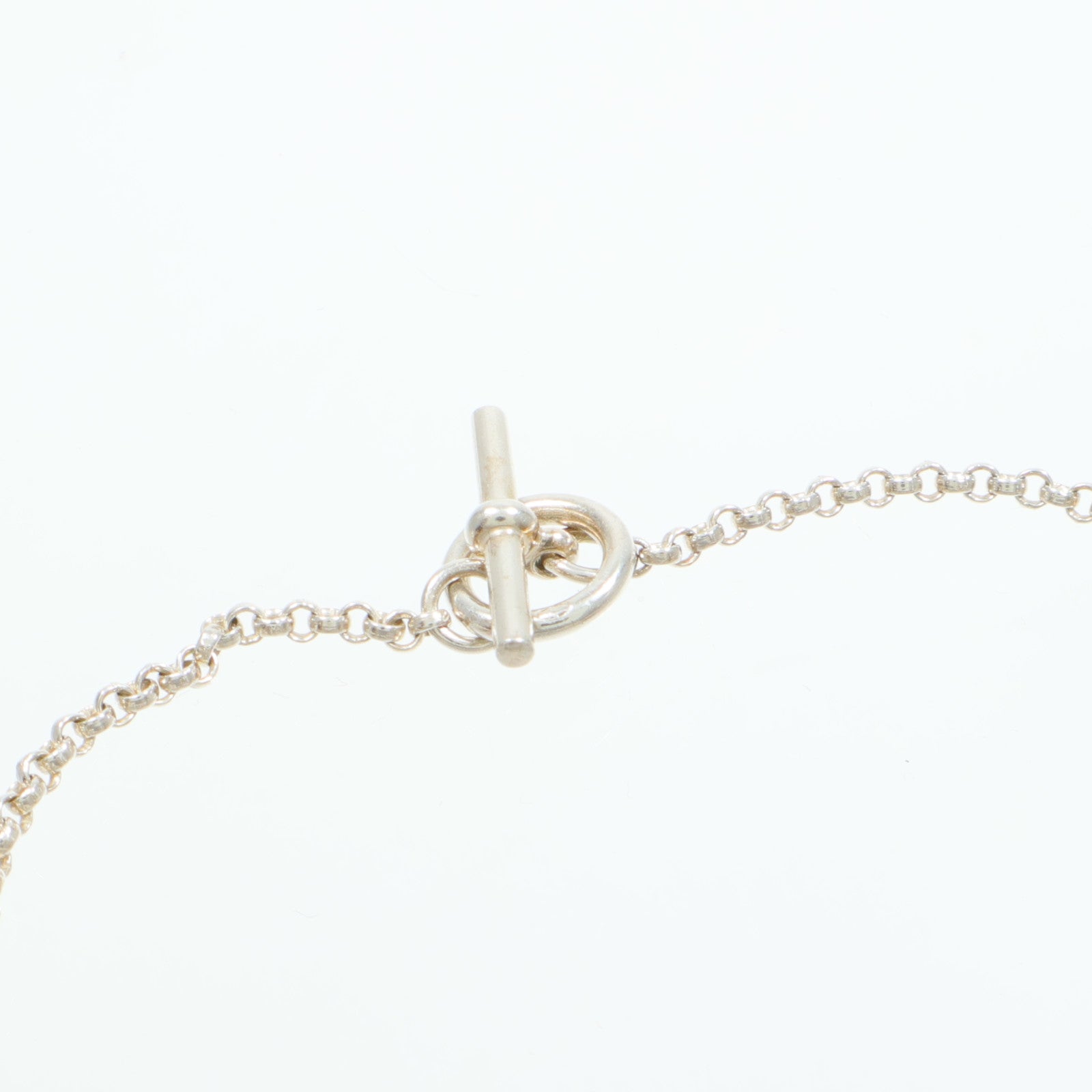 HERMES 18K玫瑰金/925純銀Ex-Libris Bracelet手鏈