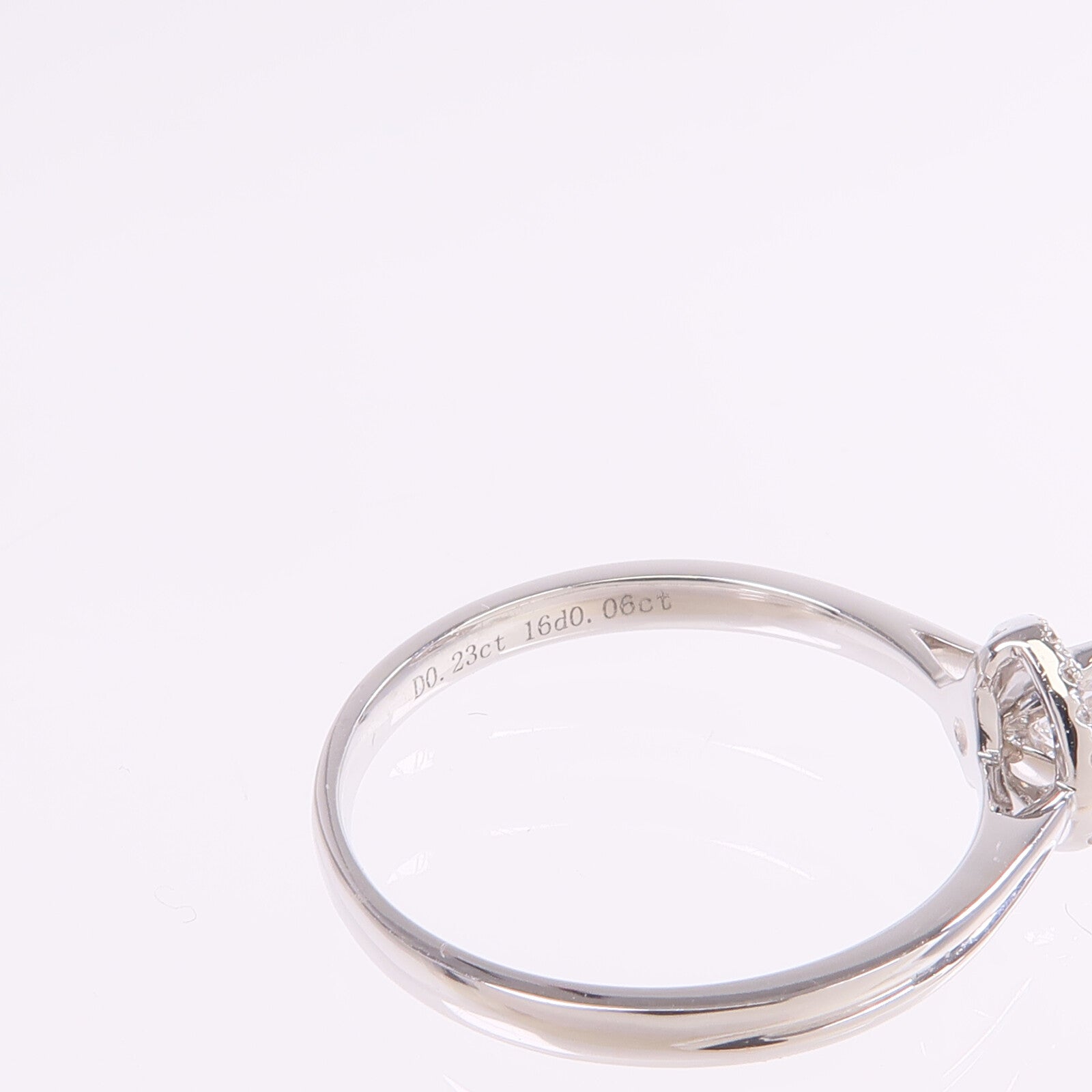 JEWELRY 【激減優惠】18K白金Diamond Ring鑽石戒指US#6