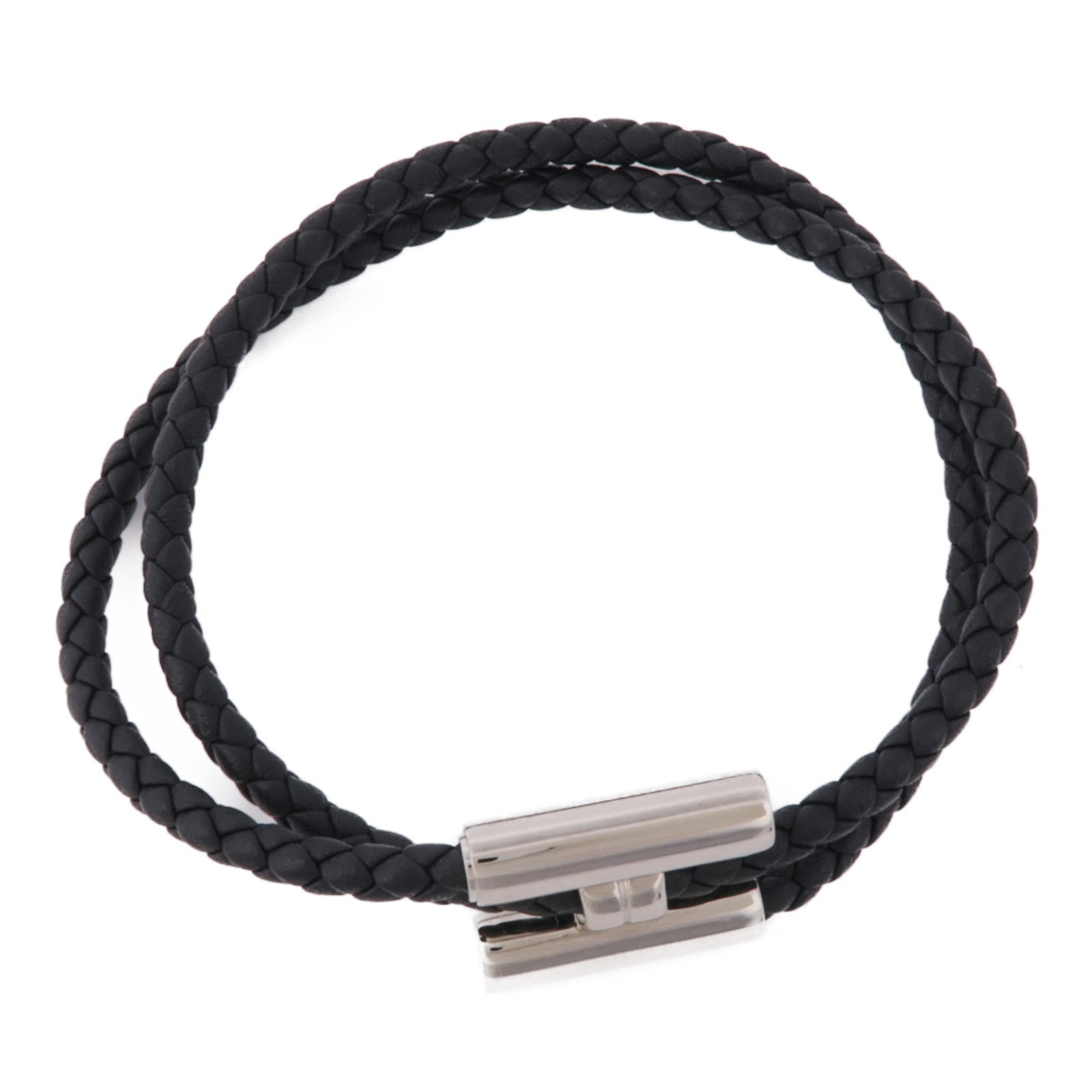 アクセサリー HERME TOURNIS SWIFT CALFSKIN BRACELET rizkybillar wearing #Hermes Tournis Tresse bracelet in Swift