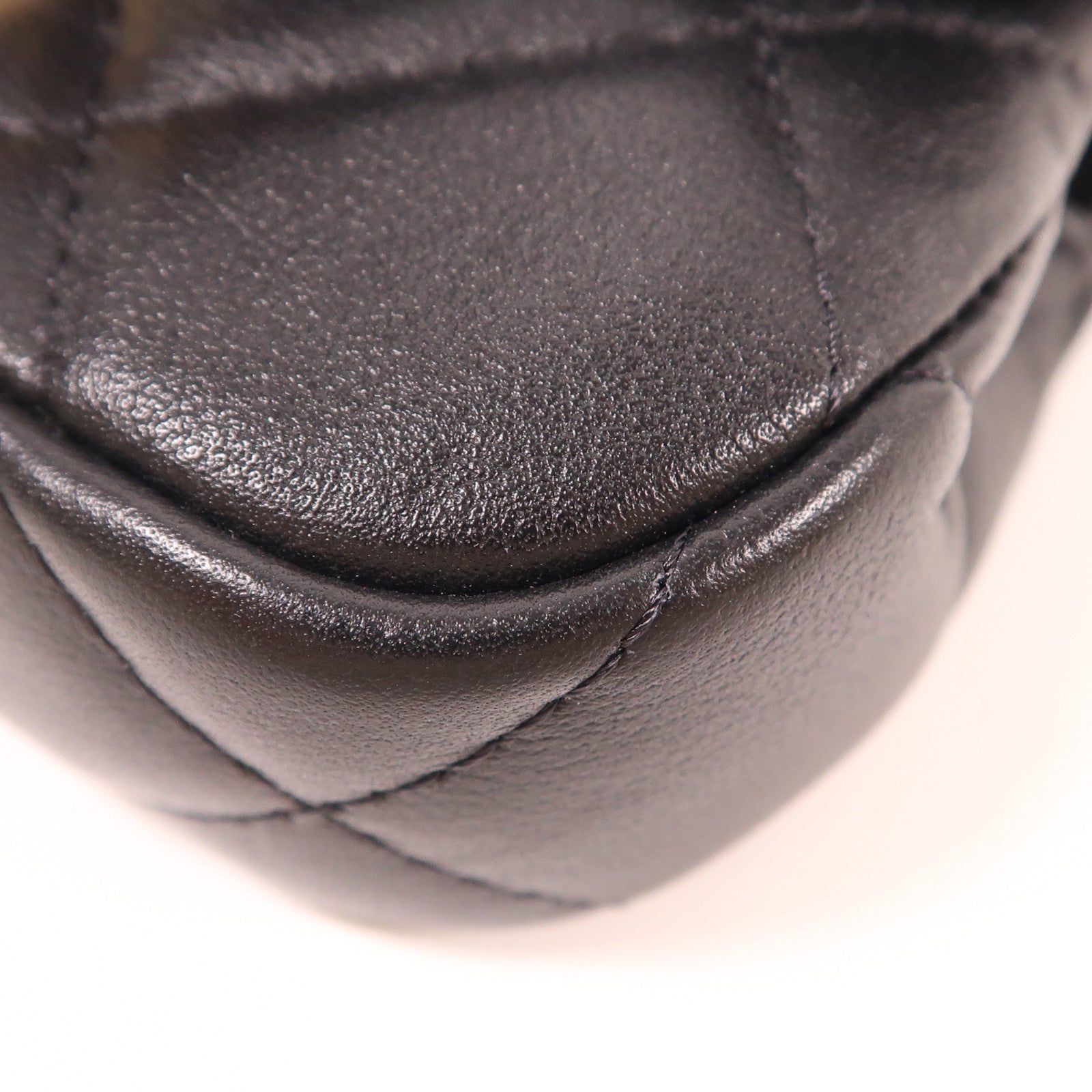 CHANEL 羊皮皮革Chain Shoulder金扣手挽肩背兩用袋