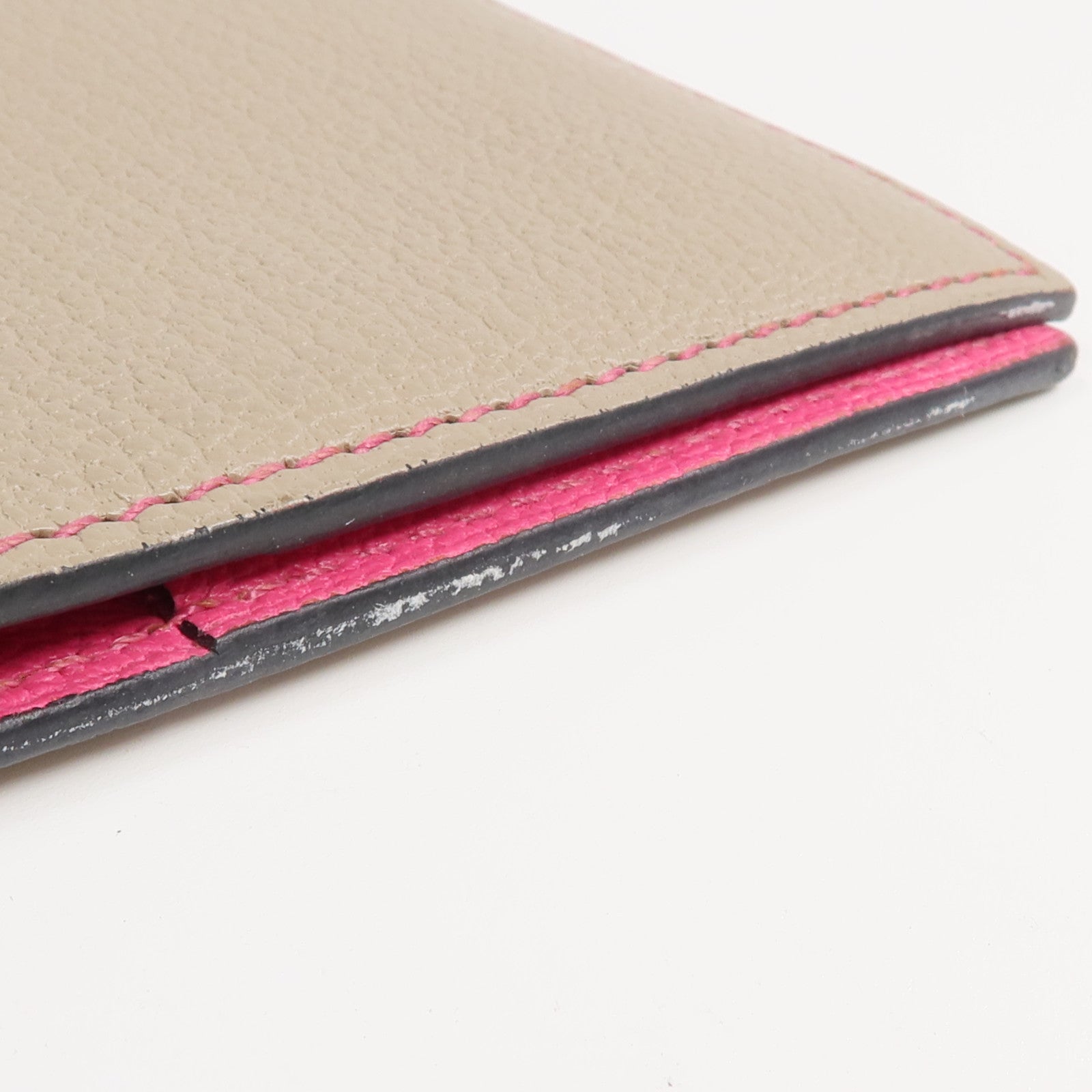 HERMES Chevre皮革Agenda Cover銀扣記事本封套Gris Asphalt