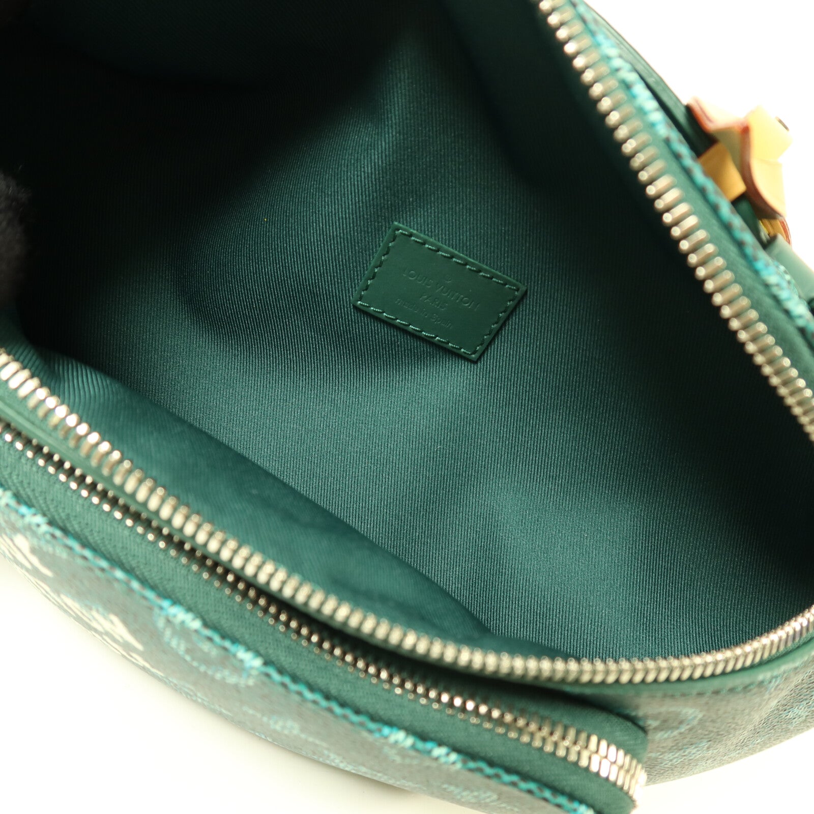 LOUIS VUITTON Monogram Heritage Dog LVers Rush Bumbag銀扣腰包