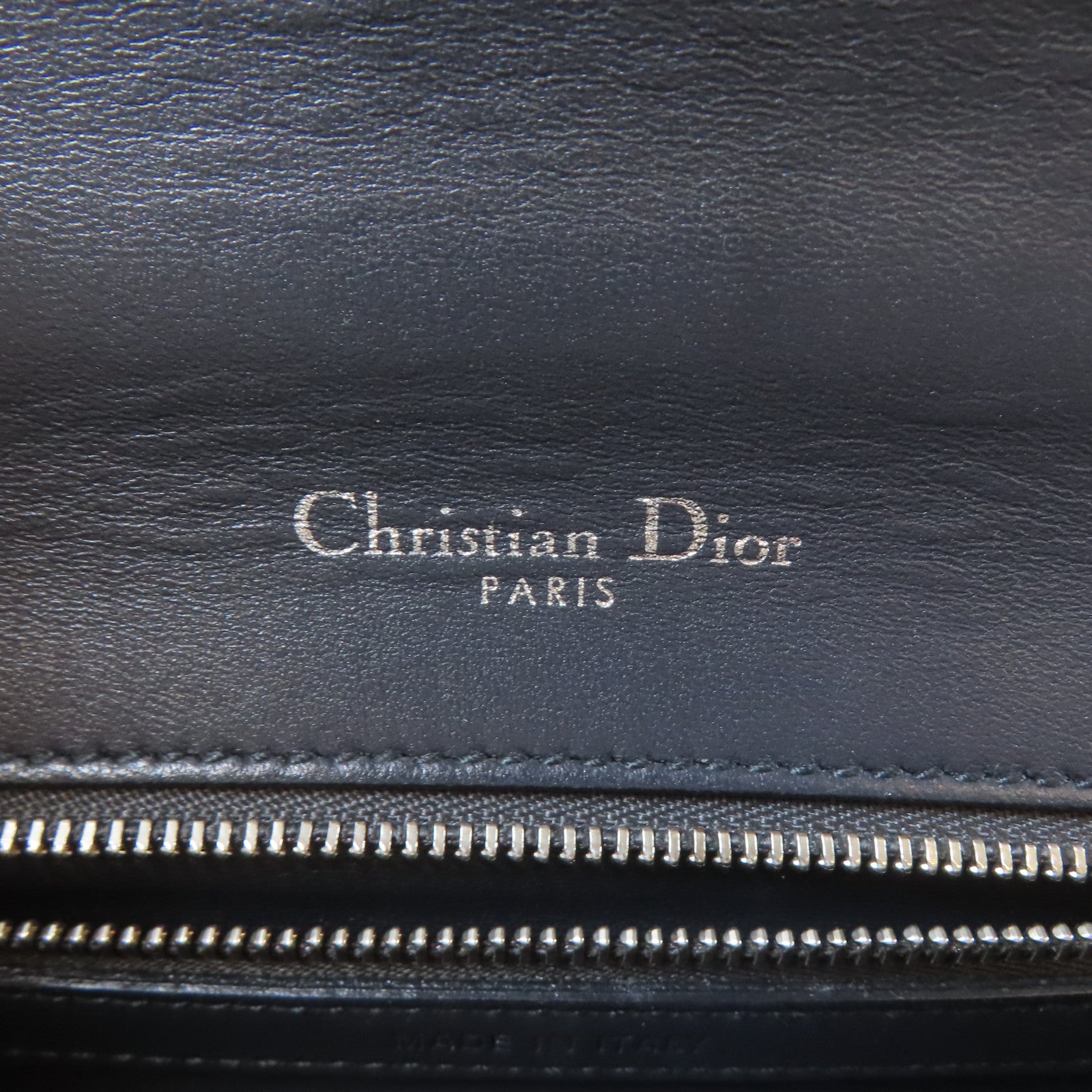 Dior 【激減優惠】漆皮皮革Diorama銀扣鏈帶肩背袋