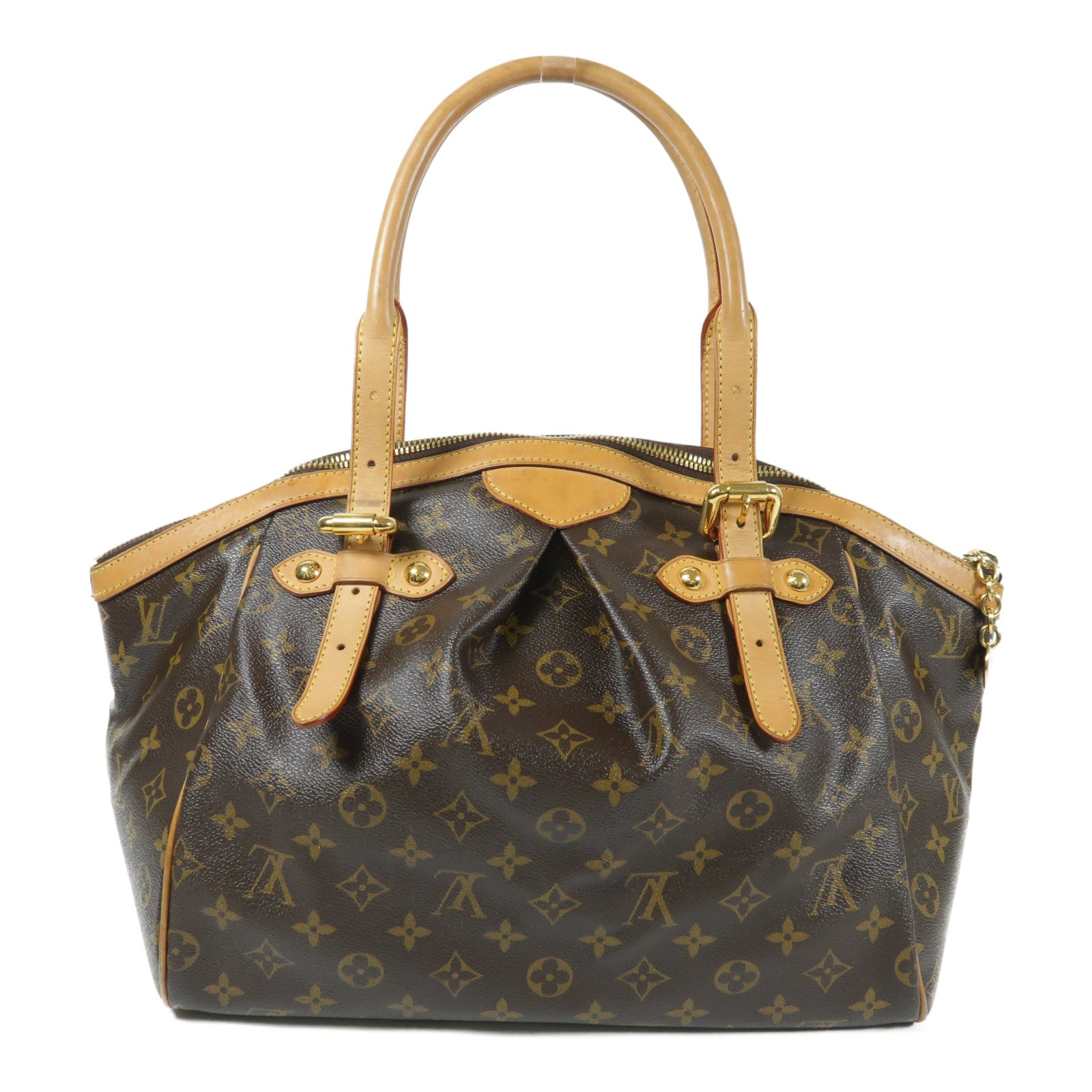 LOUIS VUITTON LV GHW Tivoli GM Shoulder Bag M40144 Monogram Brown