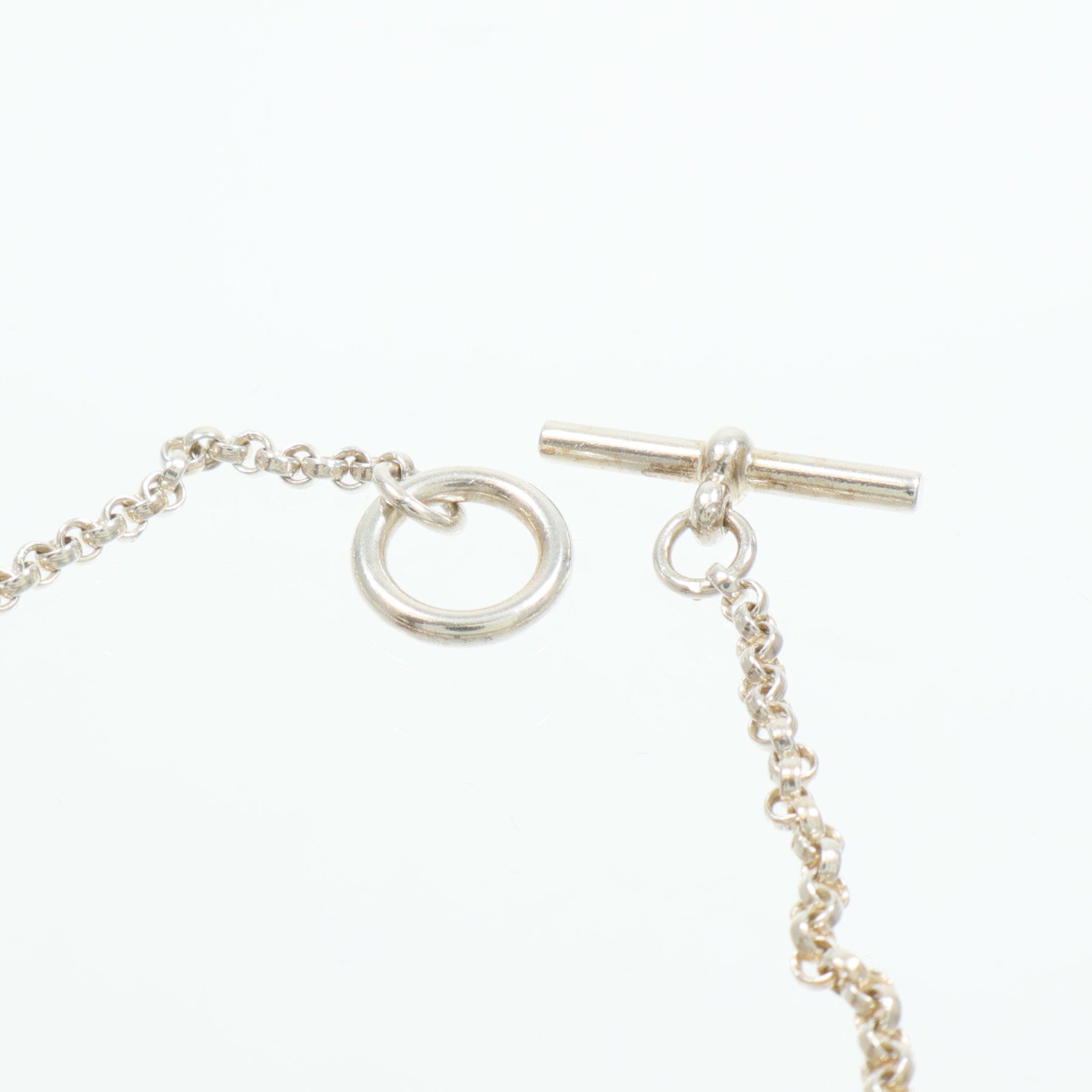 HERMES 18K玫瑰金/925純銀Ex-Libris Bracelet手鏈